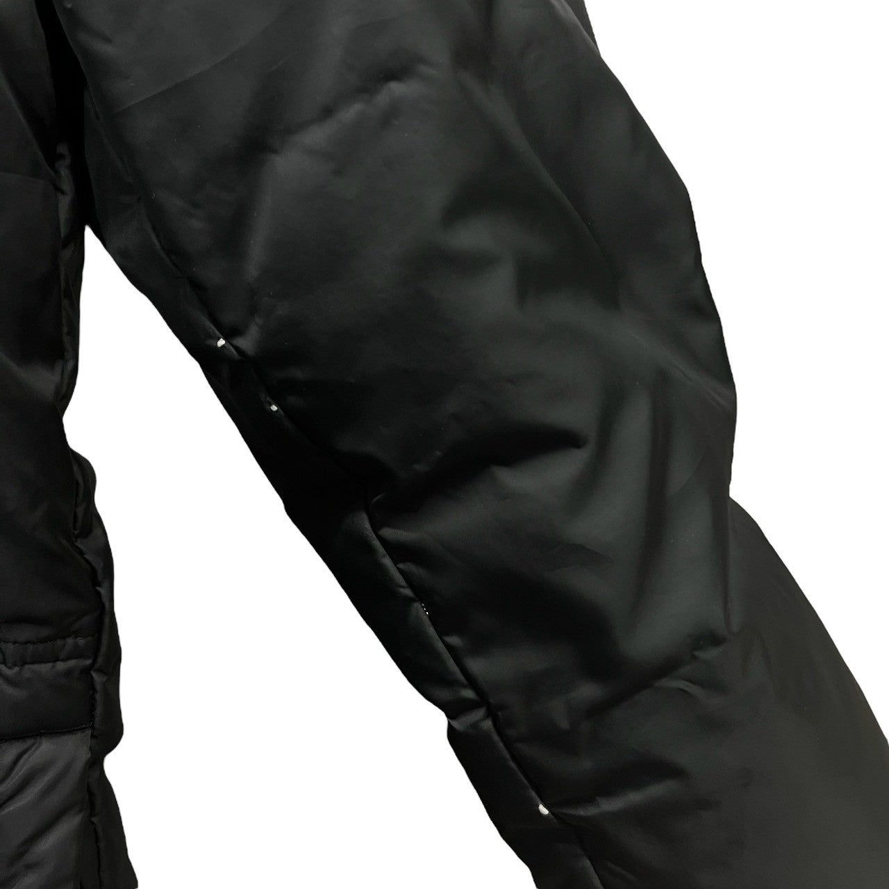 BURBERRY BLACK LABEL(バーバリーブラックレーベル) ノバチェック フード付き ダウンコート BMP03-538-09 L ブラック