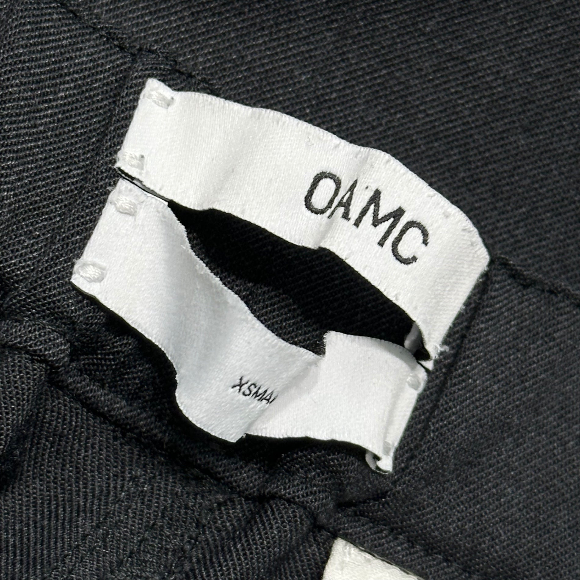 OAMC(オーエーエムシー) Easy Tapered Pants イージー テーパード パンツ  XS ブラック