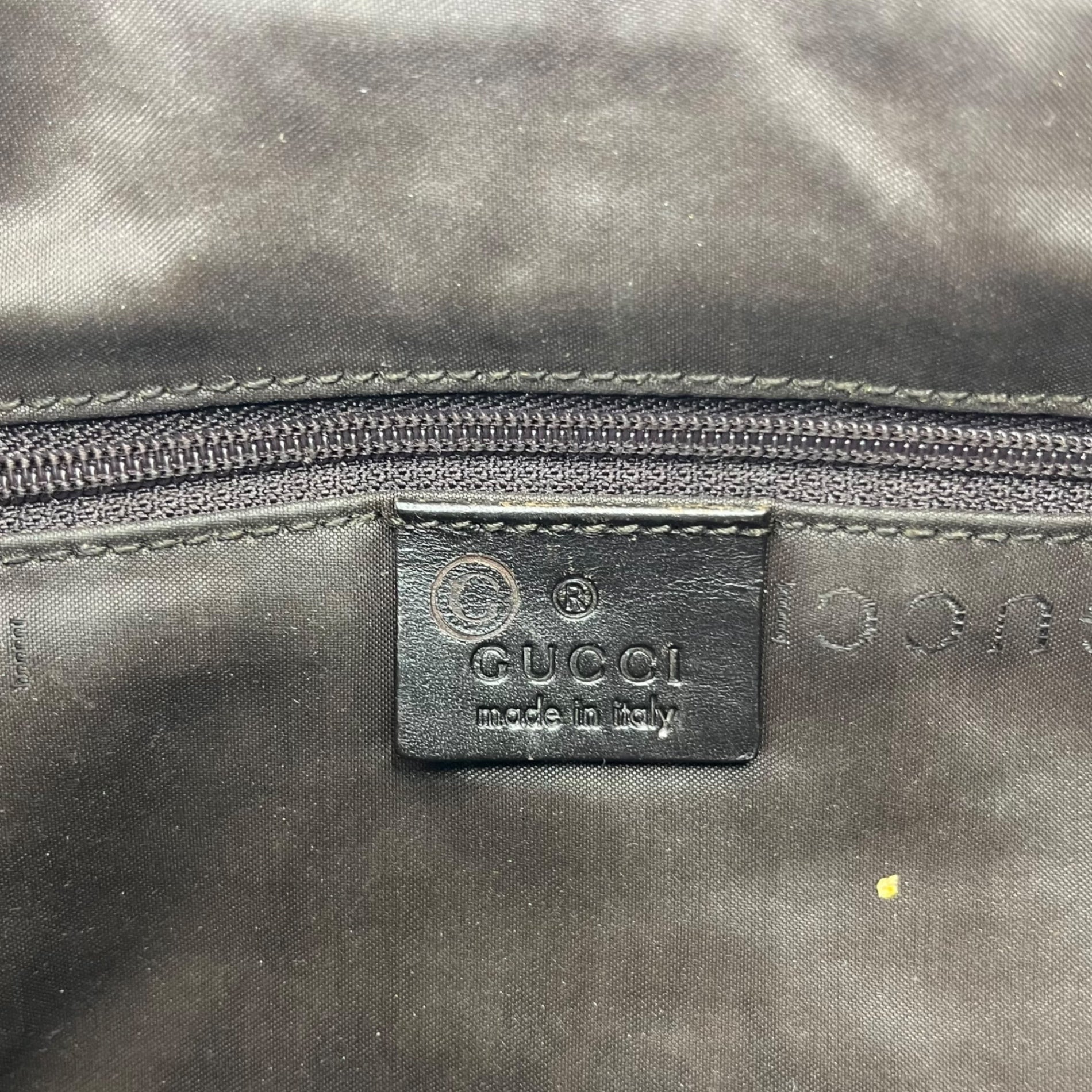 GUCCI(グッチ) Logo plate felt semi-shoulder bag ロゴプレート フェルト セミショルダー バッグ 001・8386 001013  ブラウン ワン