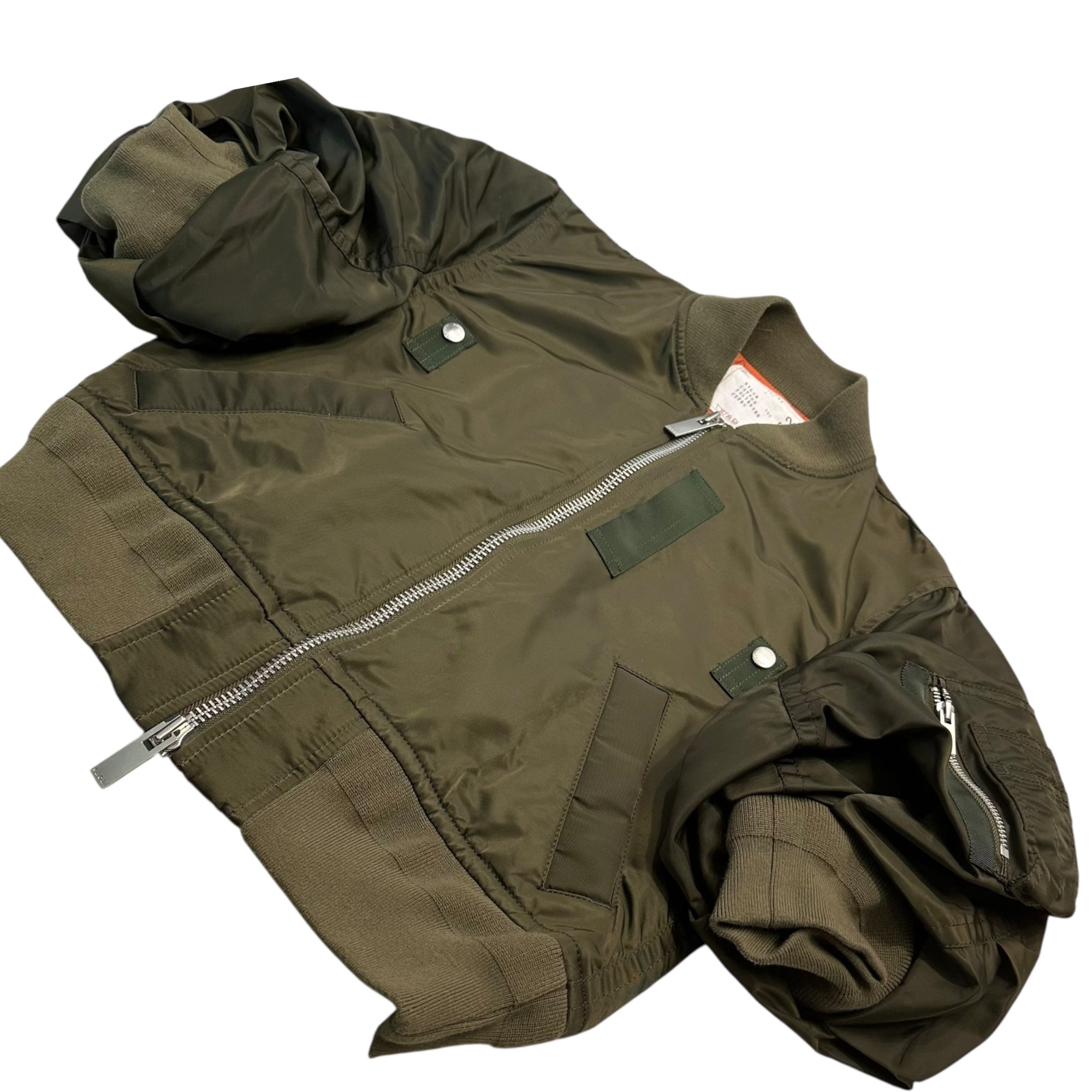 sacai(サカイ) 22SS Nylon Twill Short Bomber Jacket ナイロンツイル