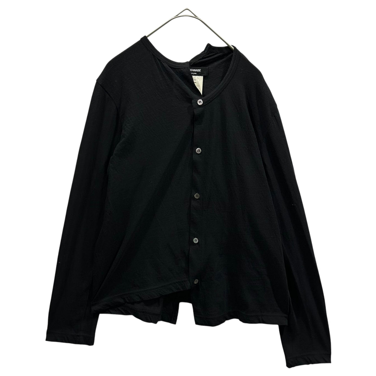 JUNYA WATANABE COMME des GARCONS(ジュンヤワタナベコムデギャルソン) 2014SS  Wool Offset Cardigan ウール オフセット カーディガン JM-T005 S ブラック AD2013