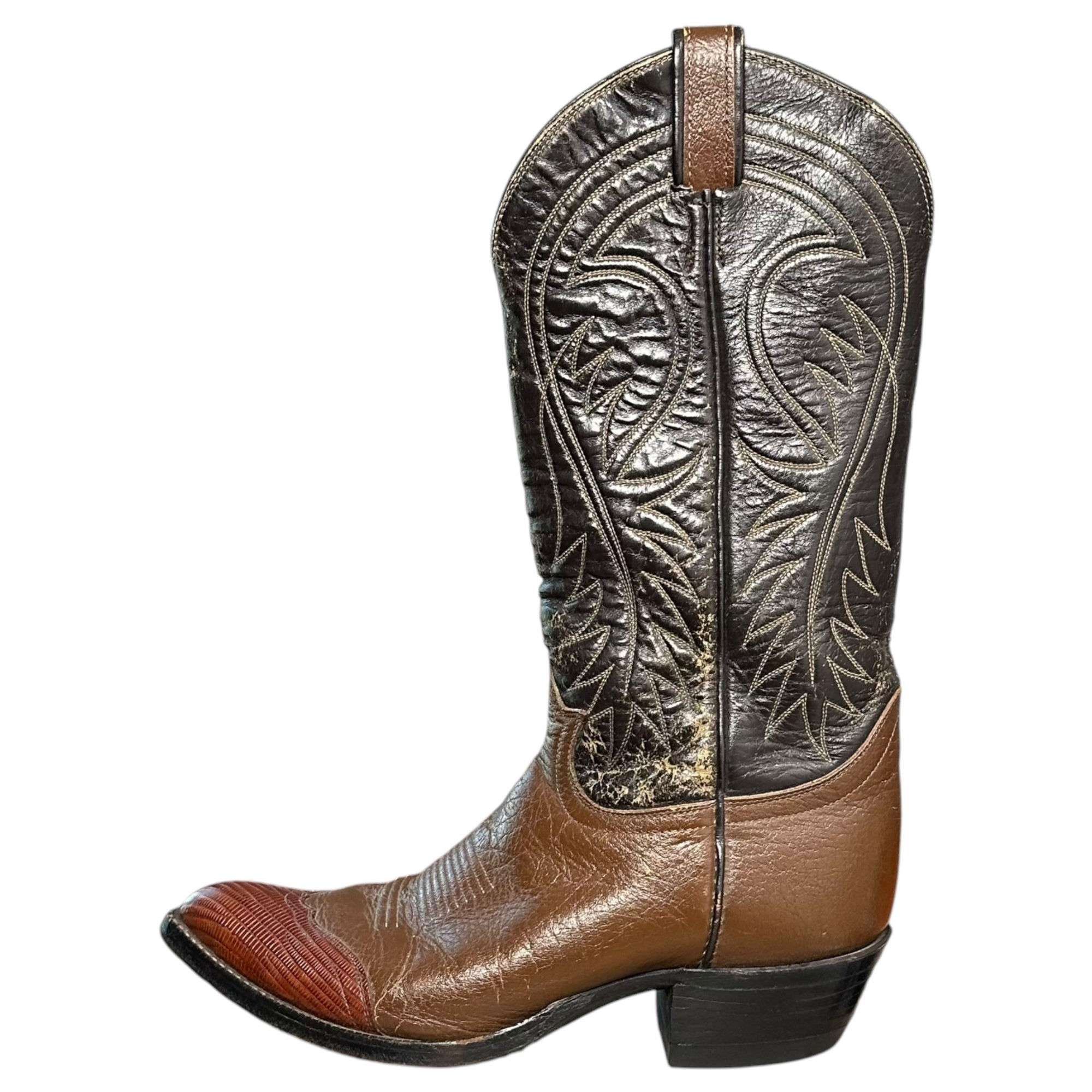 TONY LAMA(トニーラマ) 1980's Western Boots - Lizard Toes