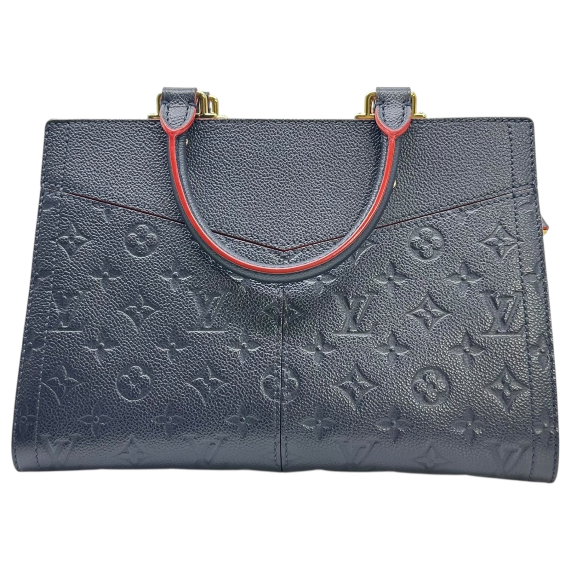 LOUIS VUITTON(ルイヴィトン) スリー PM モノグラム アンプラント マリーヌルージュ M54195 ネイビー×レッド TR3139 2WAY ショルダーバッグ