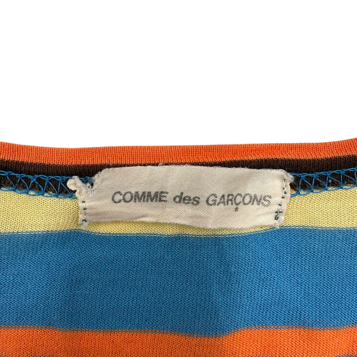 COMME des GARCONS(コムデギャルソン) 2000SS Multicolor Striped L/S T-Shirt マルチボーダー 長袖 Tシャツ GT-100340 表記無(S程度) マルチカラー AD1999
