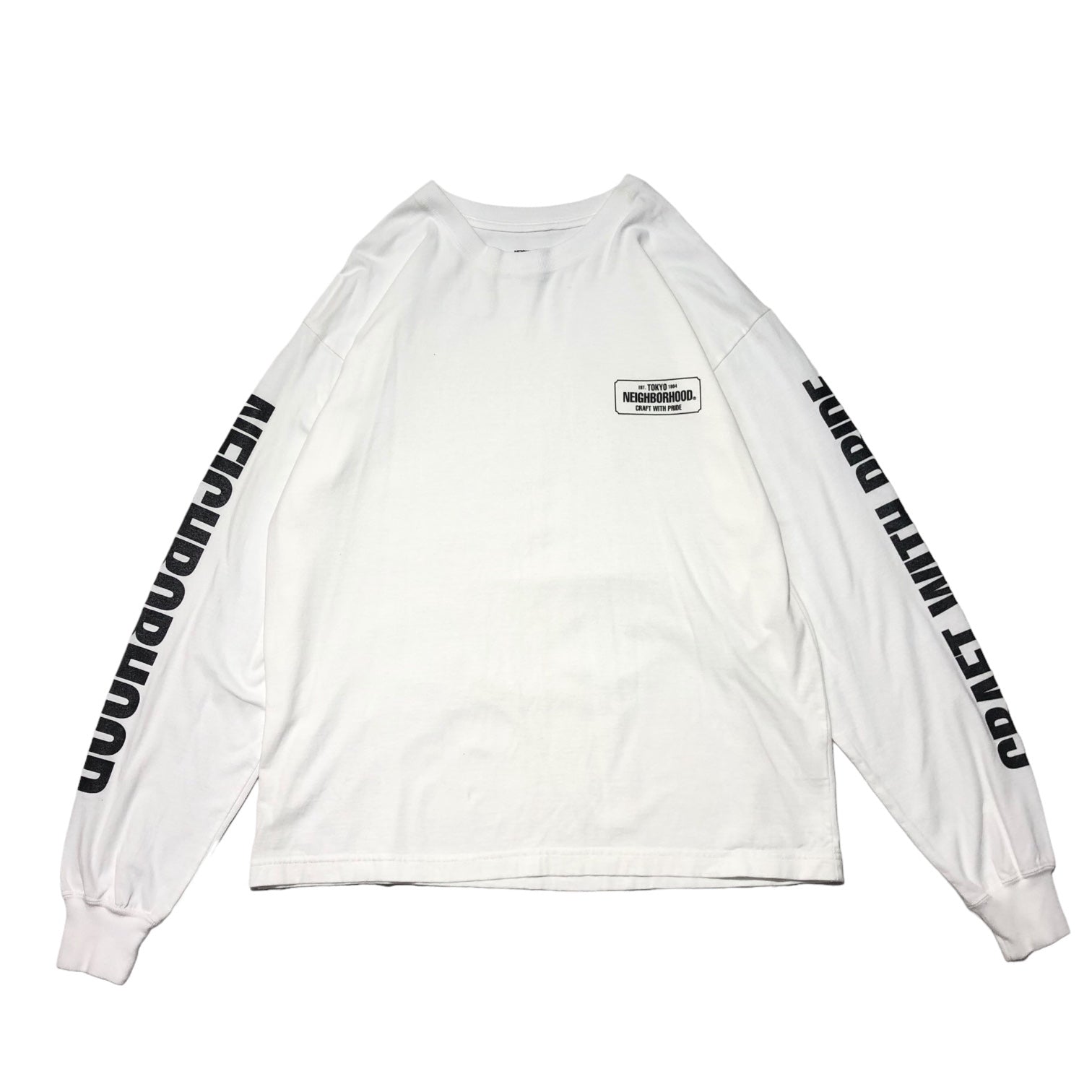 NEIGHBORHOOD(ネイバーフッド) CRAFT WITH PRIDE PRINT LONG SLEEVE TEE ロンT 袖プリント