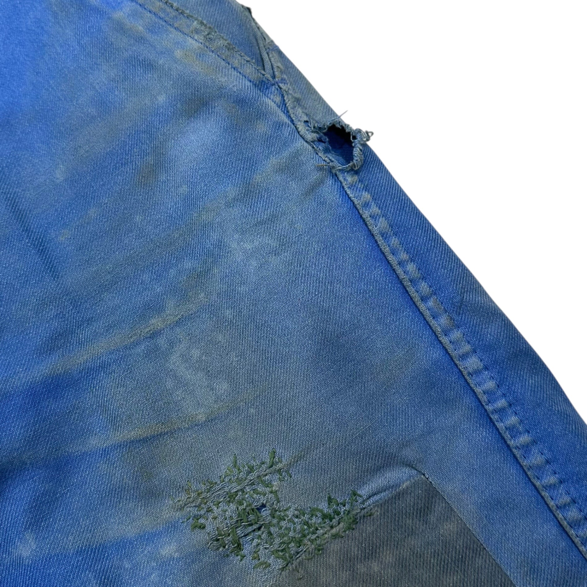 FRENCH VINTAGE(フレンチ ヴィンテージ) 50~60's BORO French Work Custom Pants 「ボロ」 フレンチ ワーク カスタム パンツ ブルー 1950～1960年代 ヴィンテージ