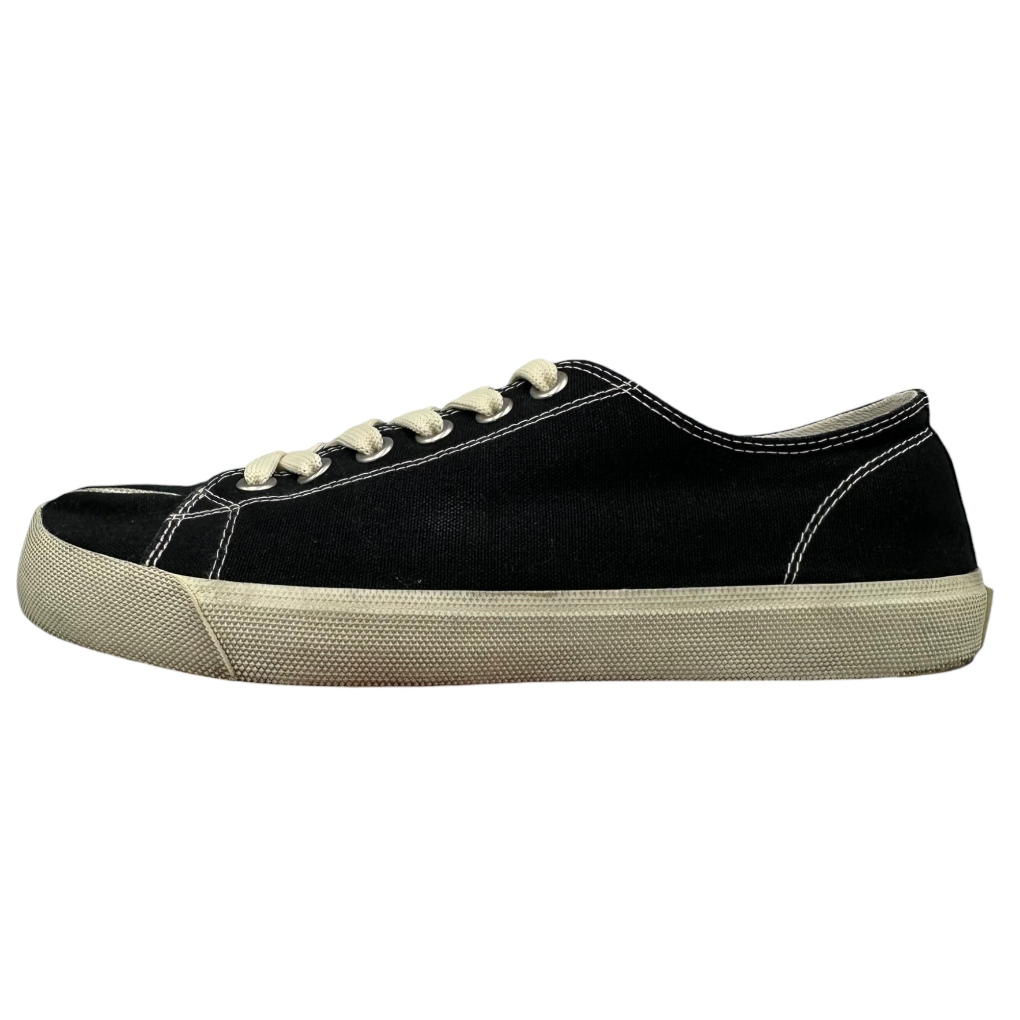 MAISON MARGIELA(メゾンマルジェラ) TABI CANVAS SNEAKER 足袋 キャンバス スニーカー 40(25cm~25.5cm程度) ブラック タビ