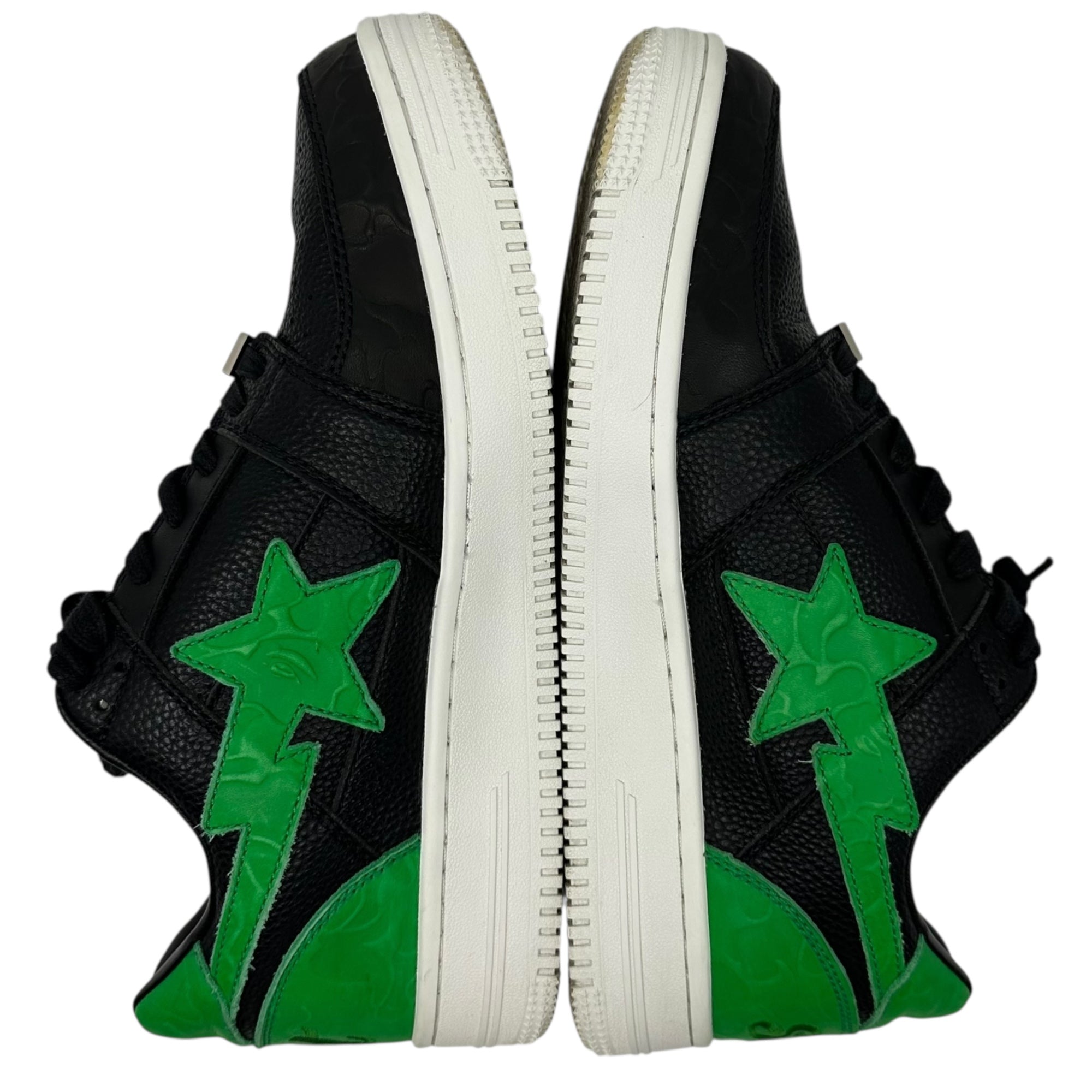 A BATHING APE(アベイシングエイプ) GUNNA BAPE STA™ ガンナ ペイプ スタ ローカット スニーカー 1G73191927 28.0cm ブラック×グリーン