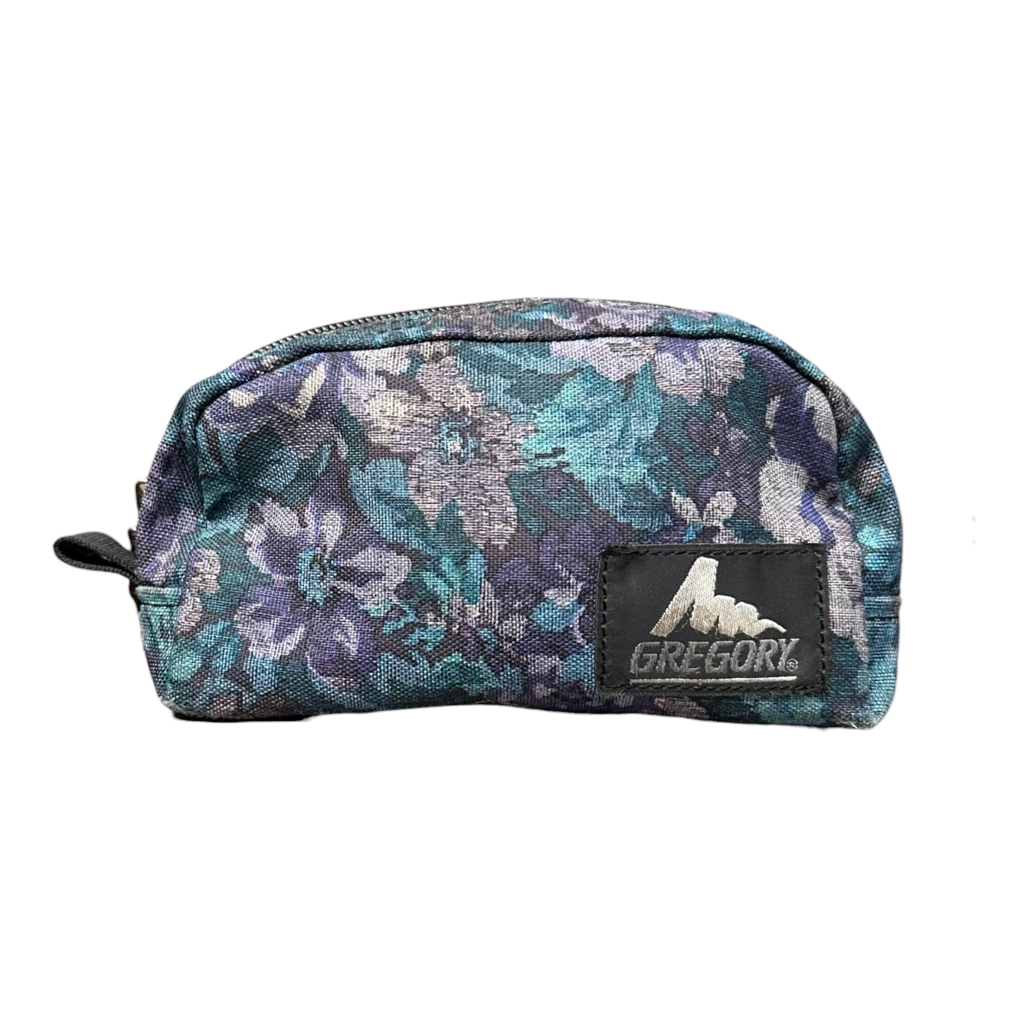 GREGORY(グレゴリー) CLASSIC BELT POUCH - BLUE TAPESTRY クラシック ベルト ポーチ ブルー タペストリー M グリーン×パープル 旧タグ