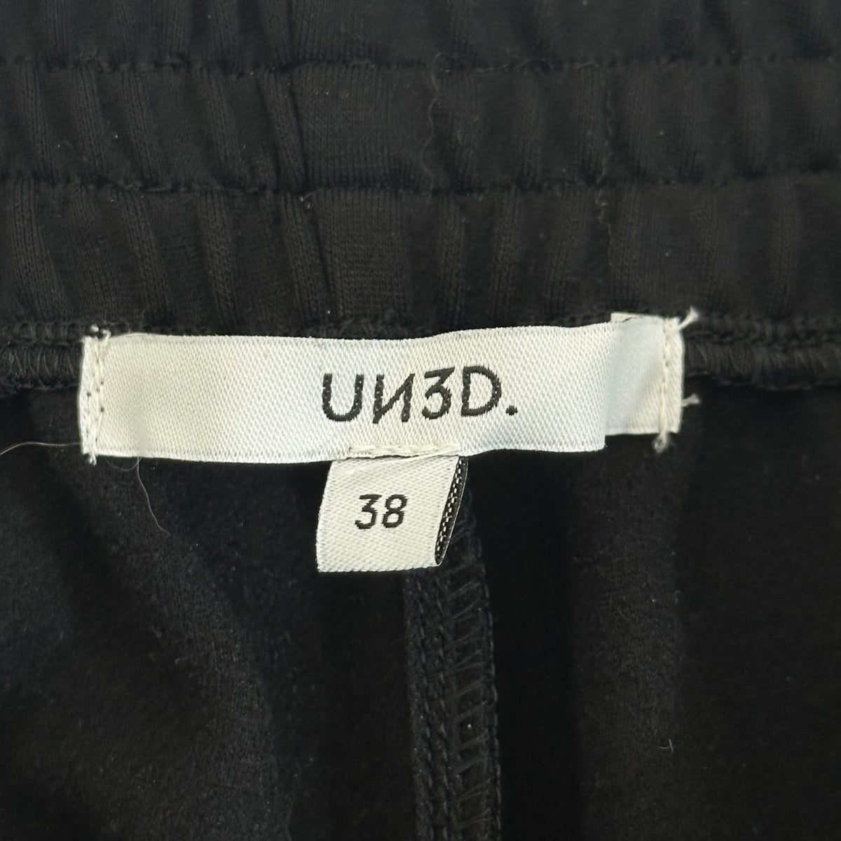 UN3D.(アンスリード) Basic Jersey Pants ベーシック ジャージ パンツ 522340702101-01 38 ブラック
