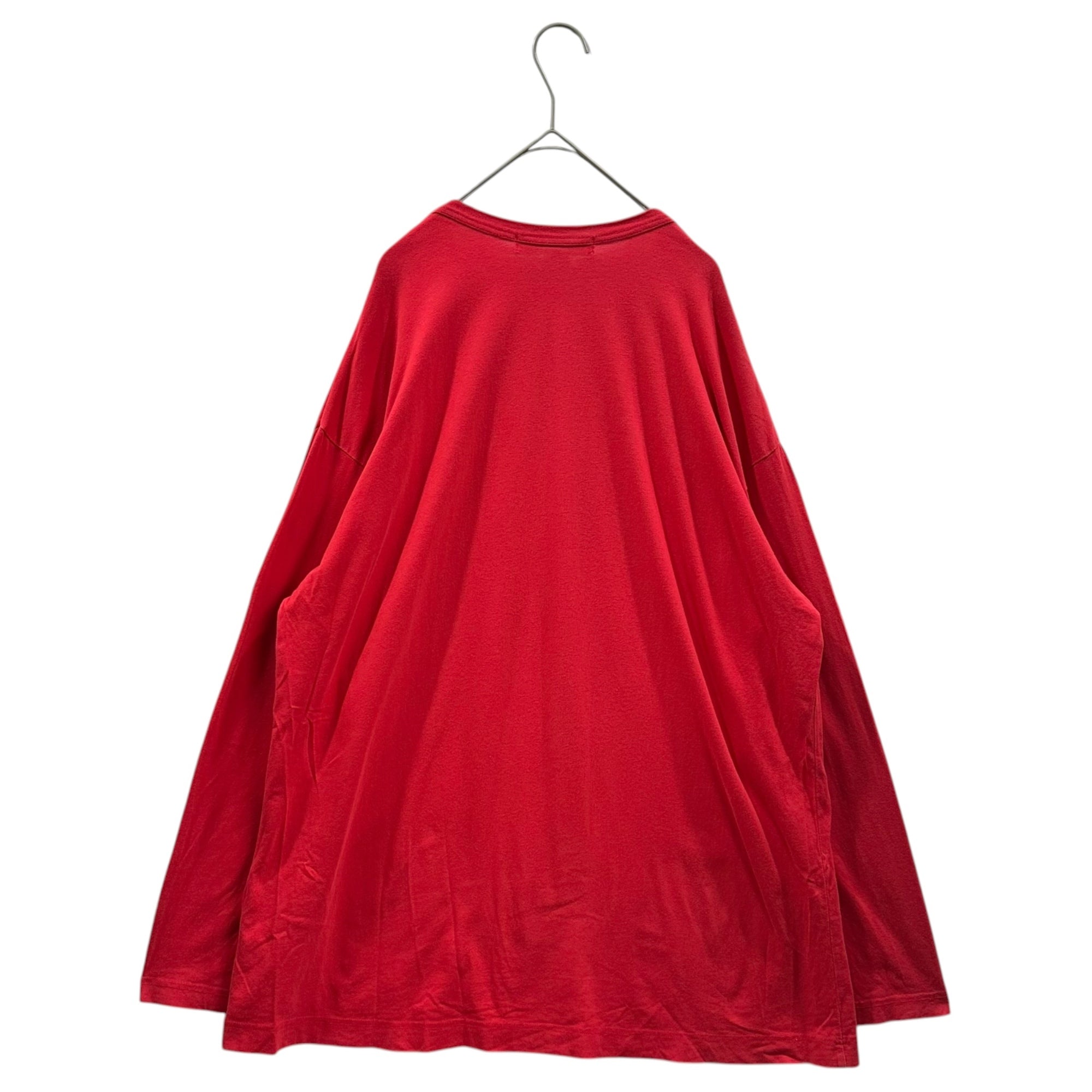 COMME des GARÇONS 赤 長袖Tシャツ M COMME des GARCONS SHIRT(コムデギャルソンシャツ) Small Logo L/S T