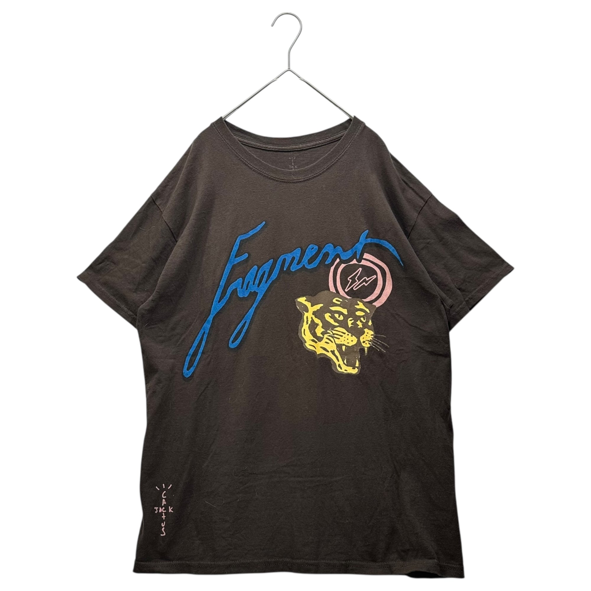 CACTUS JACK × Fragment(カクタスジャック × フラグメント) Tiger Print T-Shirt タイガー プリント Tシャツ 虎 M ブラウン Travis Scott