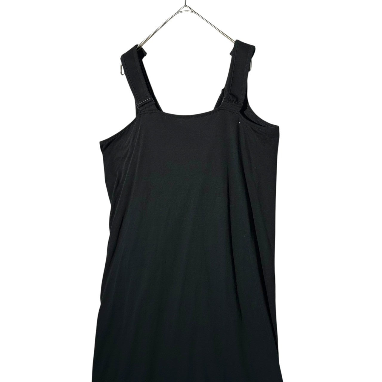 YOHJI YAMAMOTO(ヨウジヤマモト) 15SS Brand Logo Sleeveless Jumper Skirt Dress ブランドロゴ ノースリーブ ジャンパースカート ワンピース FU-D33-032 1(S程度) ブラック