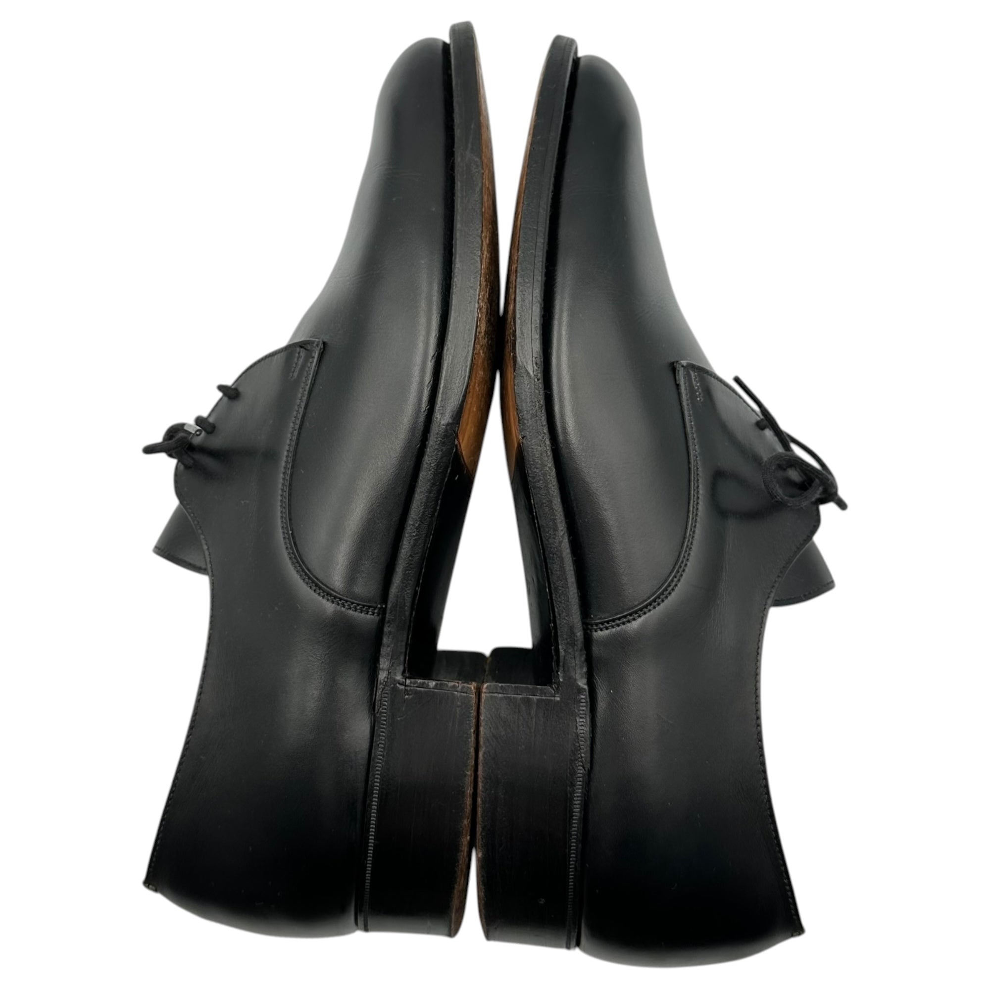 Tricker's(トリッカーズ) 70's Vintage Derby Shoes ヴィンテージ プレーントゥ 3ホール ダービー シューズ 9598 7 1/2(26.0cm~26.5cm程度) ブラック 70年代 革靴 レザー