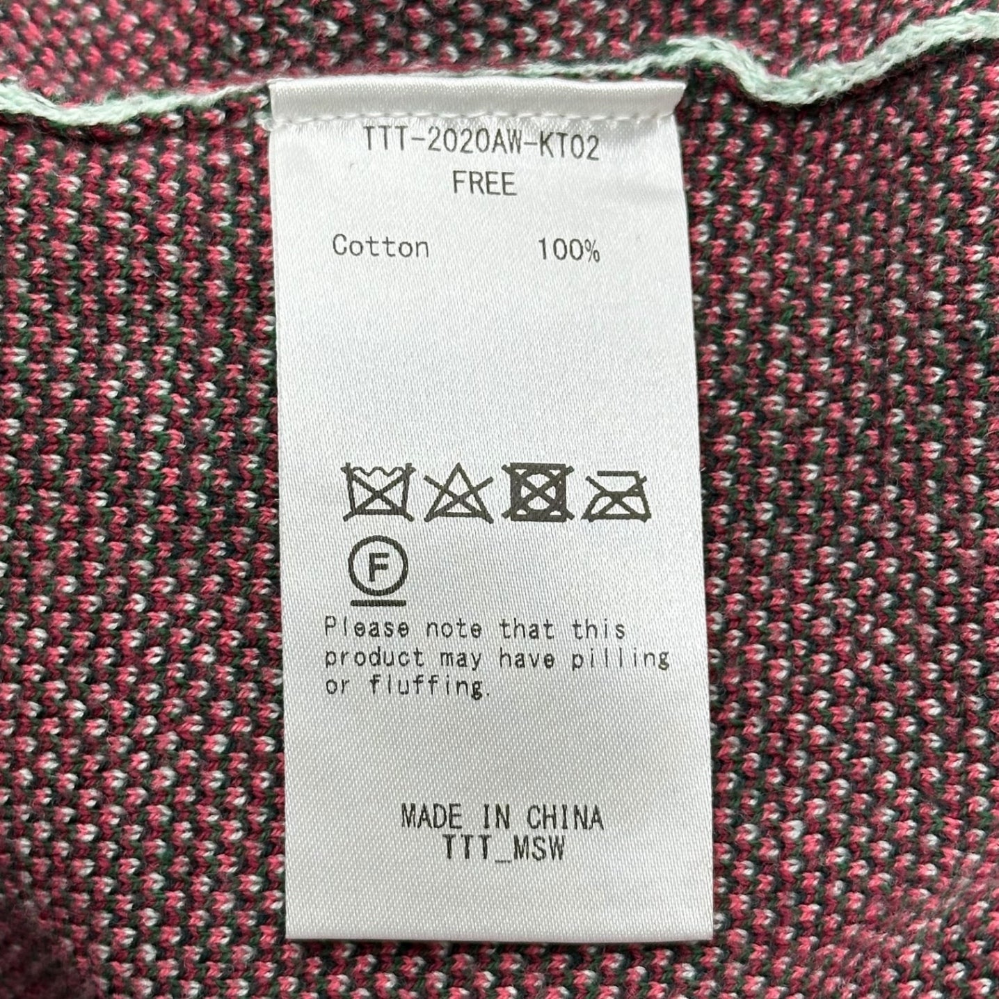 TTT MSW(ティーモダンストリートウエア) 20AW Flower Knit Polo Shirt フラワー ニット ポロシャツ TTT-2020AW-KT02 FREE ミント