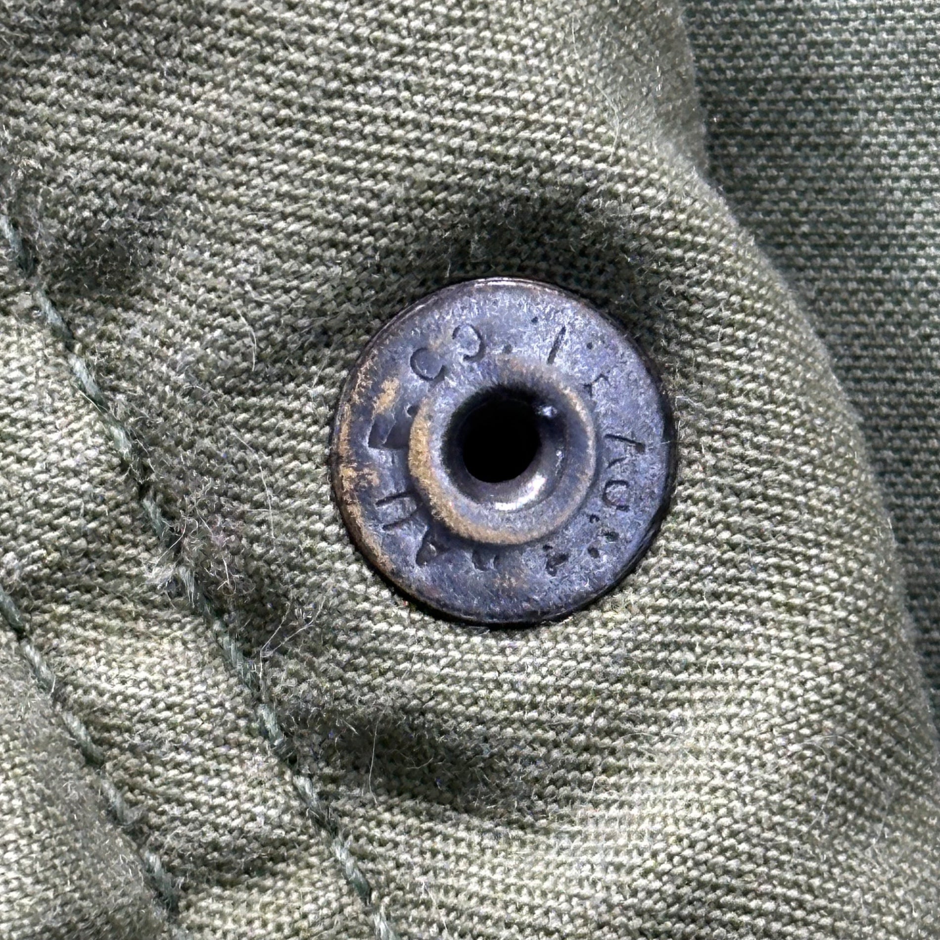 US ARMY(アメリカ軍) 60～70's M-65 2nd model Field Jacket 60年～70年代 フィールド ジャケット 表記消(M程度) カーキ 60年代 ヴィンテージ ミリタリー アルミジップ