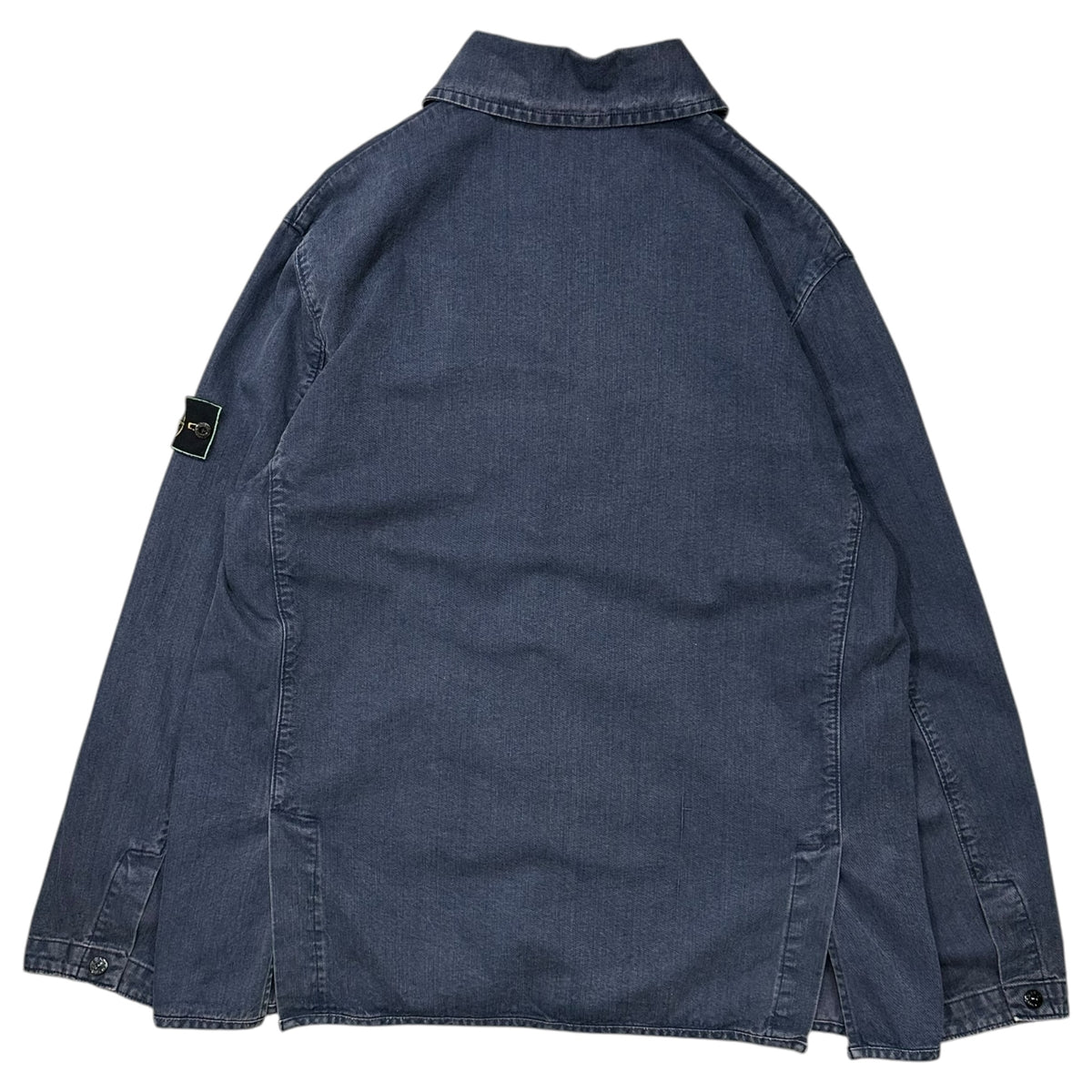 STONE ISLAND(ストーンアイランド) 1995SS Denim Coveralls ガーメントダイ デニム カバーオール 22154M06 L インディゴ 90's 90年代 ヴィンテージ グリーンエッジ