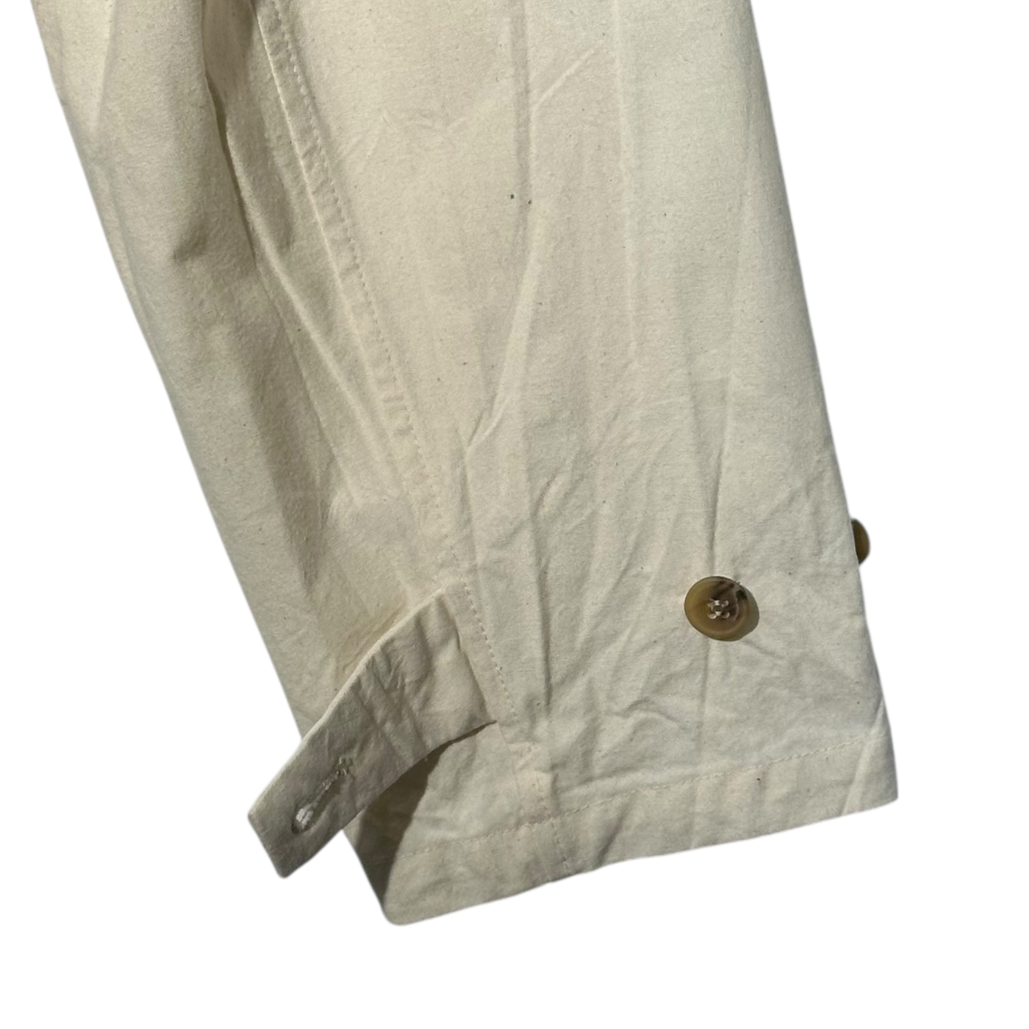 POLYPLOID(ポリプロイド) WORKWEAR JACKET -A- ワークウェア ジャケット Aタイプ コットン シャツジャケット アシンメトリー 08-A-08 WWJK 3(M) アイボリー 定番人気商品