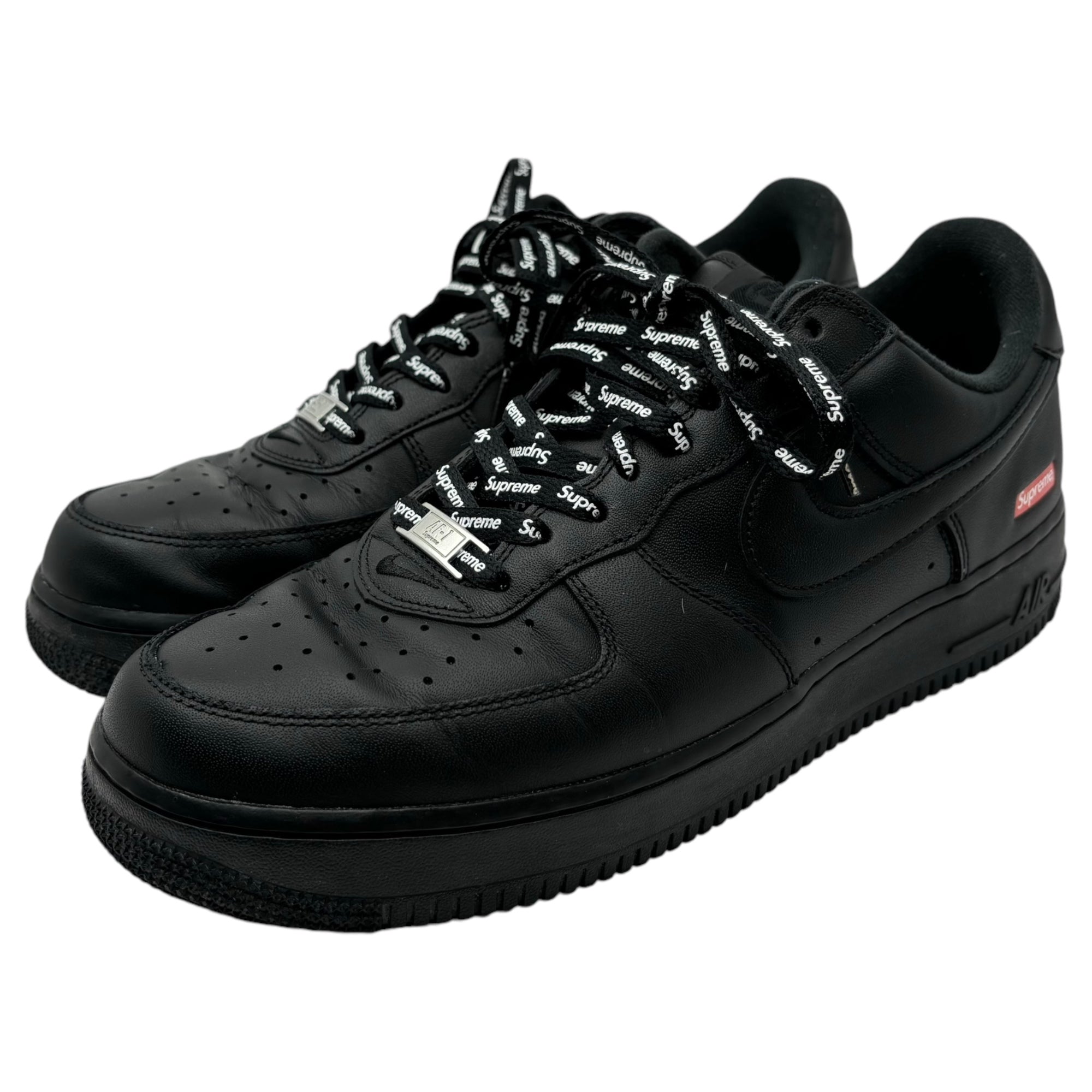 NIKE×SUPREME(ナイキ×シュプリーム) AIR FORCE 1 LOW エアフォース 1 ロー CU9225-001 28cm ブラック  コラボ 箱付き ローカット スニーカー