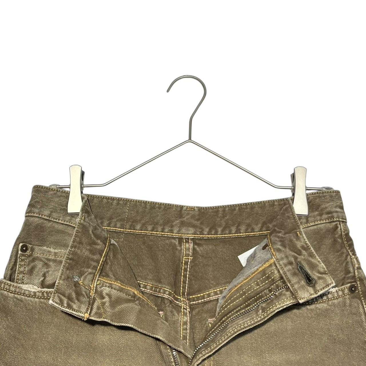 Acne Studios(アクネストゥディオズ) 2022 Dust Devil  Super Baggy Fit Jean ヴィンテージ加工 スーパーバギーフィットジーンズ ワイドシルエット デニム パンツ A00346 27 32 ブラウン