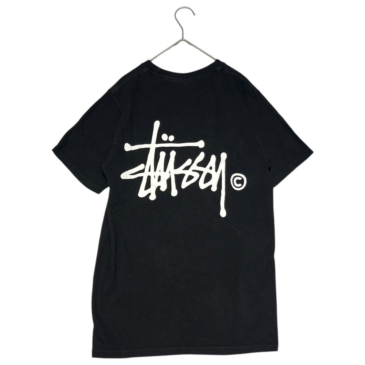 STUSSY(ステューシー) Sean font logo © TEE ショーン フォント ロゴ プリント Tシャツ S ブラック