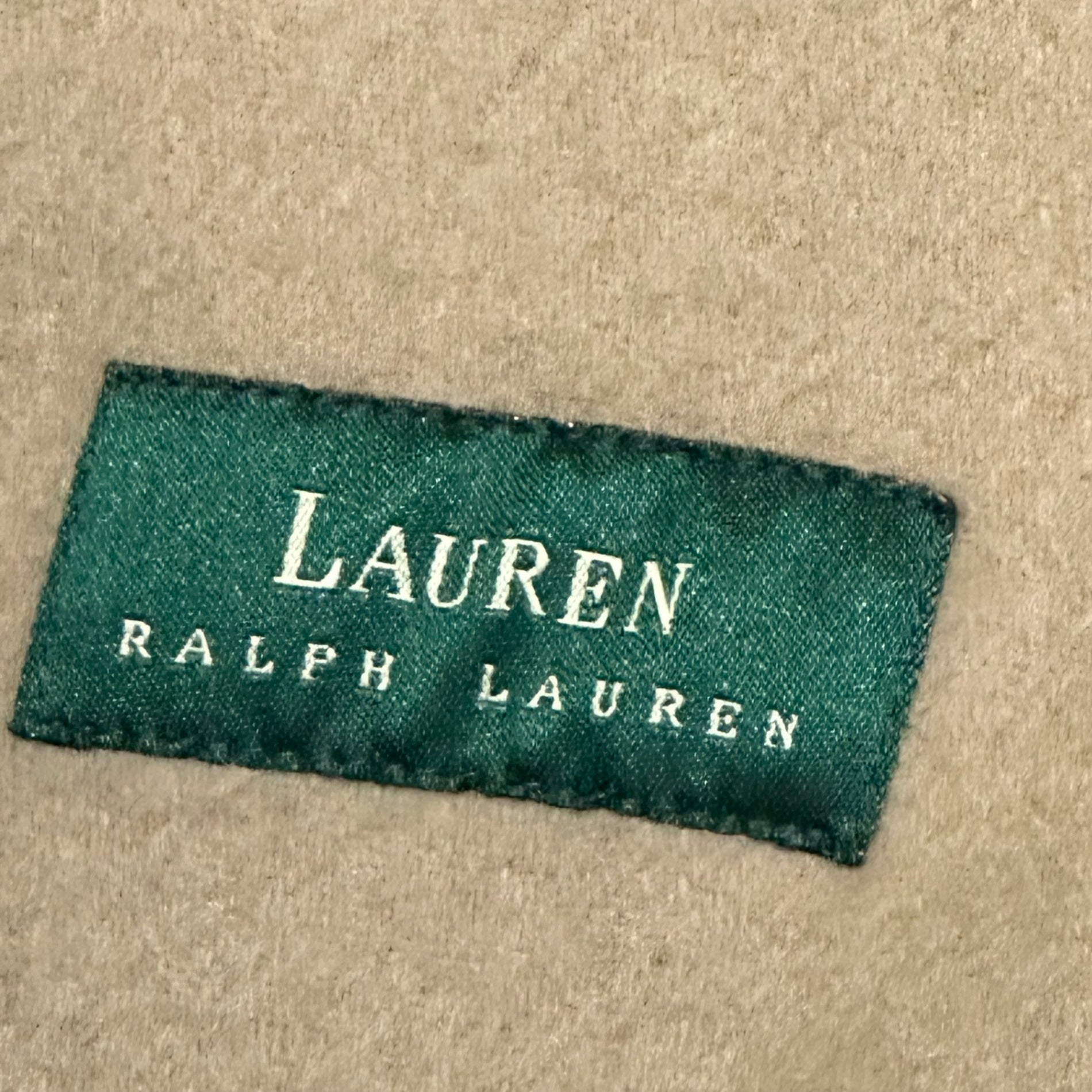 LAUREN RALPH LAUREN(ローレンラルフローレン) 90's Hooded Melton Duffle Coat 90年代 フーデッド メルトン ダッフル コート S~M程度(大き目です) ベージュ ドミニカ共和国製造