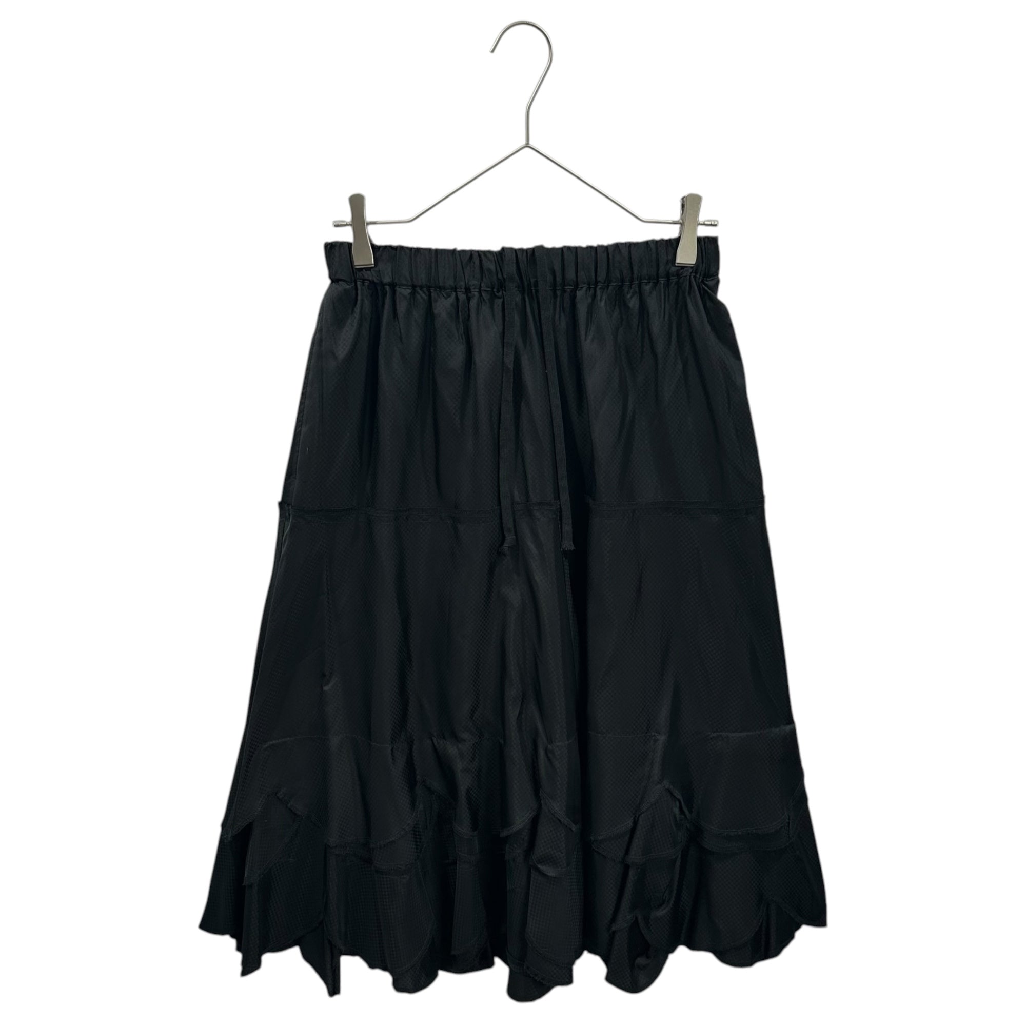 COMME des GARCONS(コムデギャルソン) 2008SS Cupra Check Easy Skirt キュプラ チェック イージー スカート GA-S045 SS ブラック AD2007