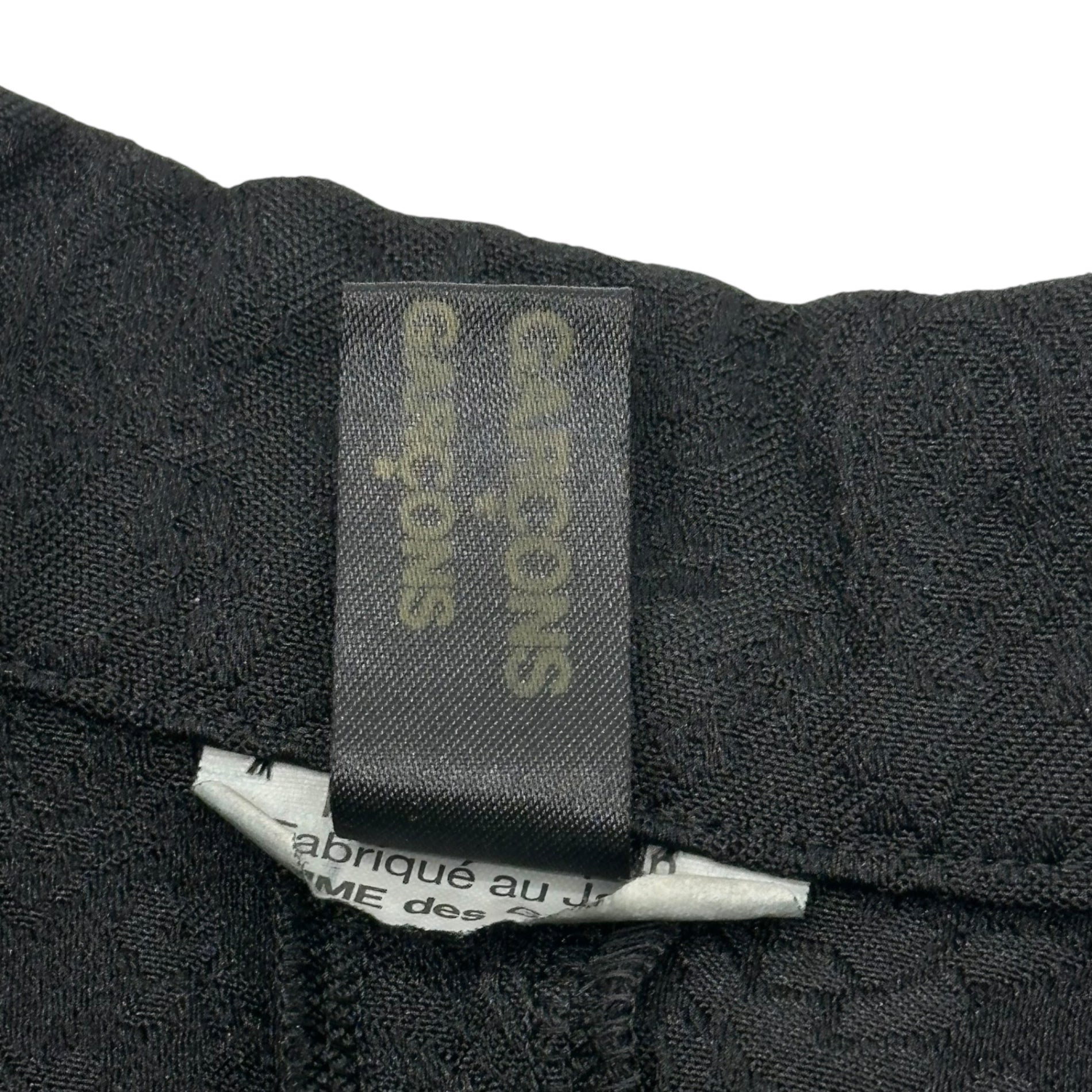 COMME des GARCONS COMME des GARCONS(コムデギャルソンコムデギャルソン) 15AW Sleeve Velour Panel China Dress 袖 ベロア 切替 チャイナ ドレス RP-O003 S ブラック AD2015 ロング ワンピース