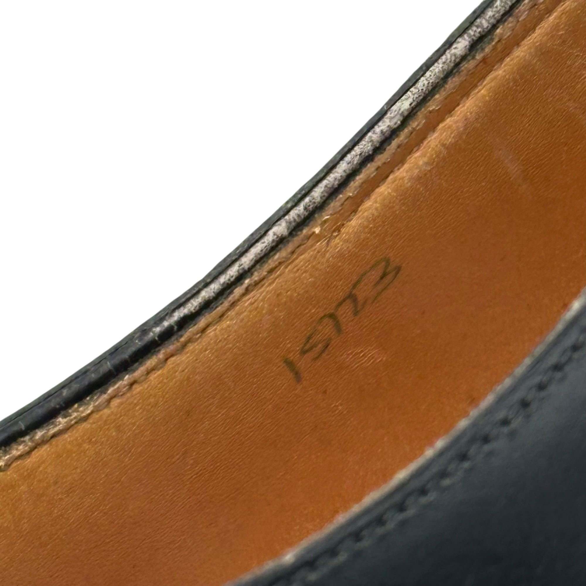 JOHN LOBB(ジョンロブ) CITY II シティ2 ストレート チップ レザー シューズ Last 8695 UK 6EE(24.5~25.0cm程度) ブラック 革靴 内羽