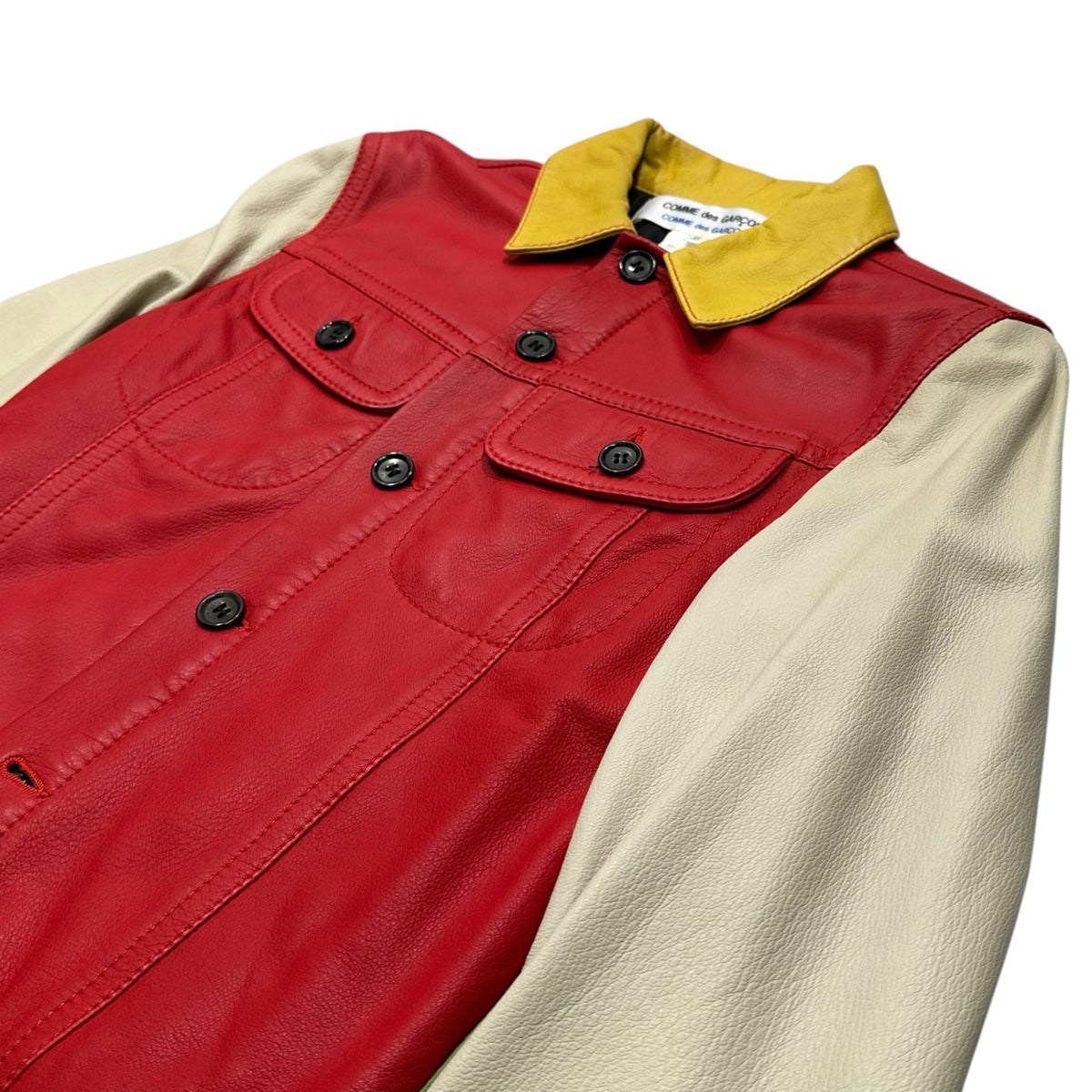COMME des GARCONS COMME des GARCONS(コムデギャルソンコムデギャルソン) Multicolored Deerskin Tracker Jacket マルチカラー 鹿革 トラッカー ジャケット W8J007 SS マルチカラー AD表記無 00s