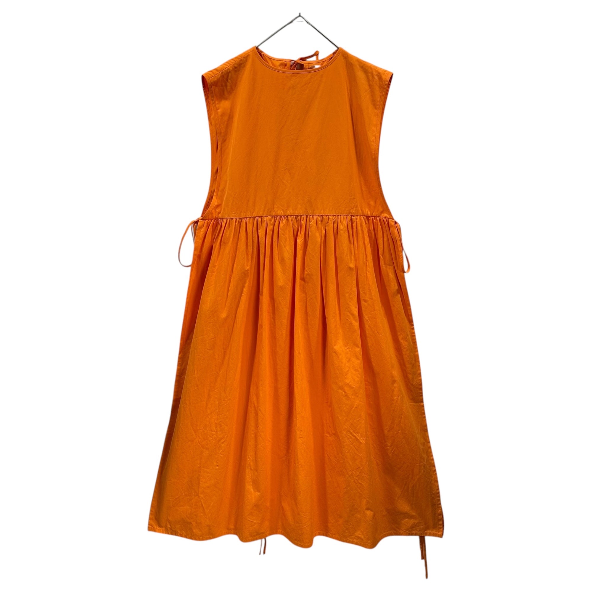 ELEPH(エレフ) Strik Dress Orange Cotton ストライクドレス オレンジ コットン 8626-343-0428 XS オレンジ サイドスリット ワンピース