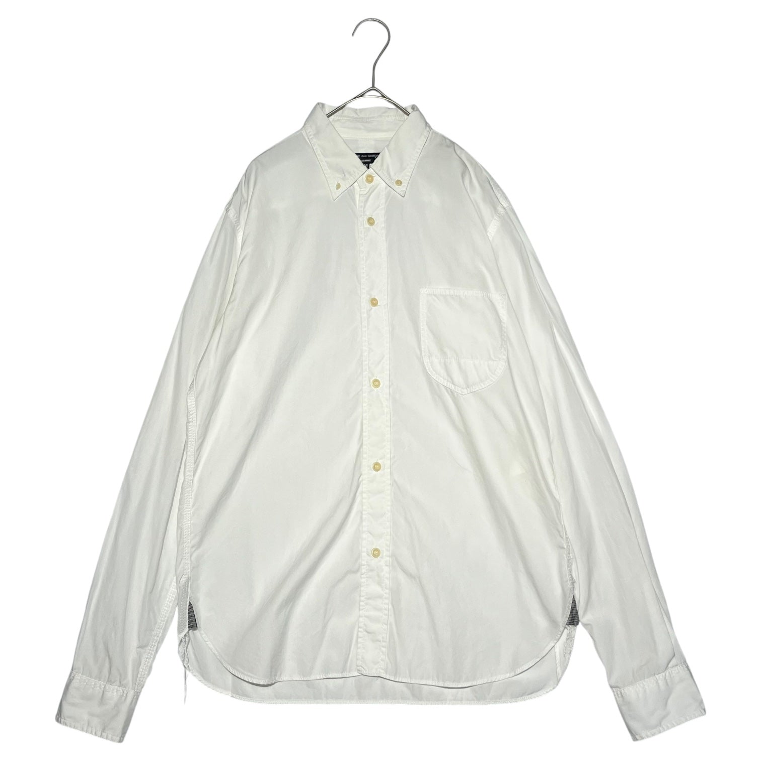 COMME des GARCONS HOMME(コムデギャルソンオム) button down shirt ボタンダウンシャツ M ホワイト