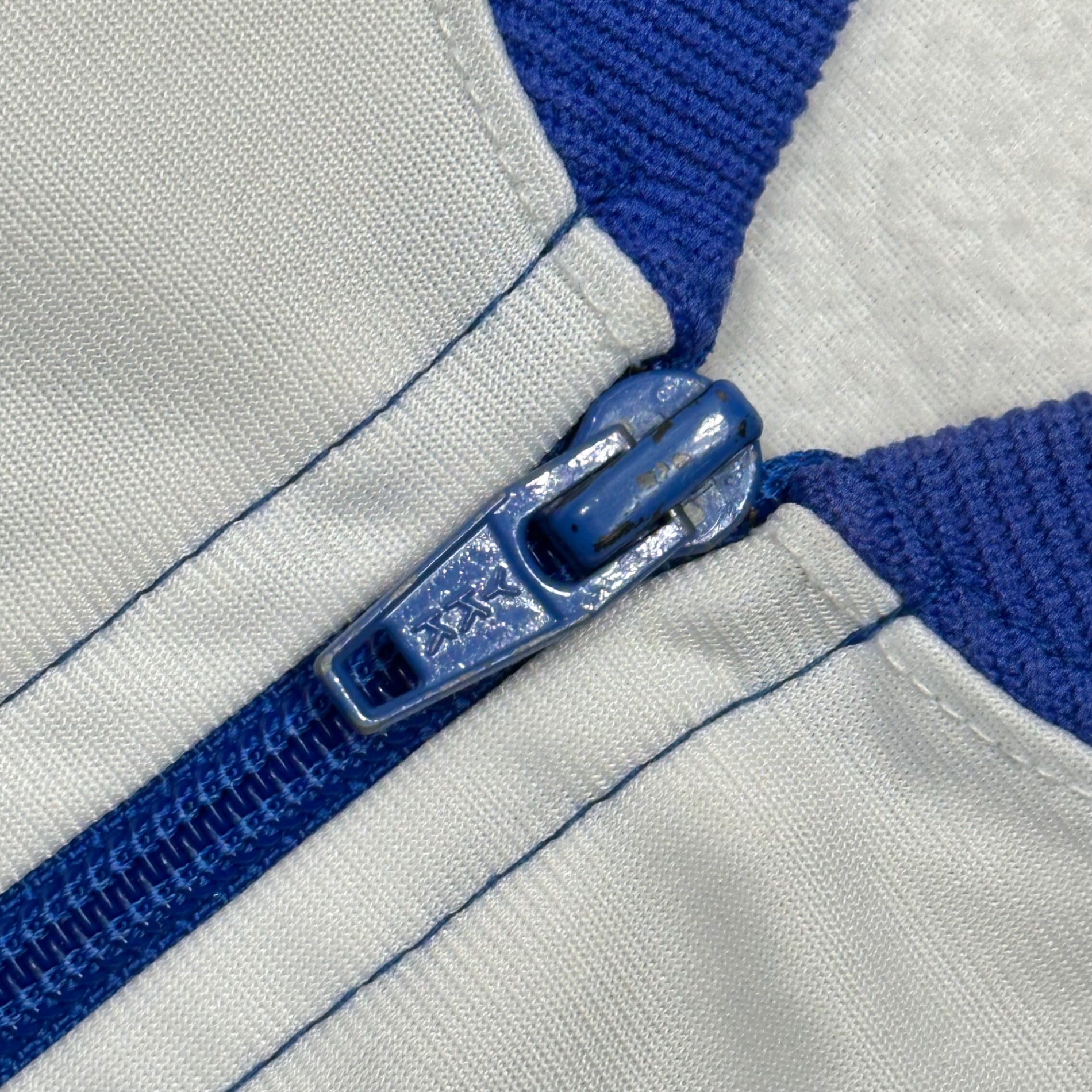 adidas(アディダス) 1980's Zip-Up Track Jacket 1980年代 ジップアップ トラック ジャケット S ブルー×ホワイト トレフォイルタグ USA製