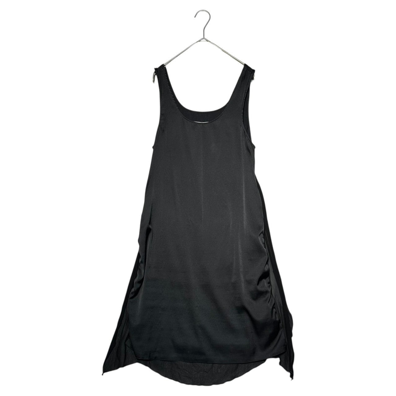 MM6 Maison Margiela(エムエムシックス) 16SS Back-Pleated Sleeveless Rayon Tunic Dress バック プリーツ ノースリーブ レーヨン チュニック ワンピース S32CT0740 40(L程度) ブラック