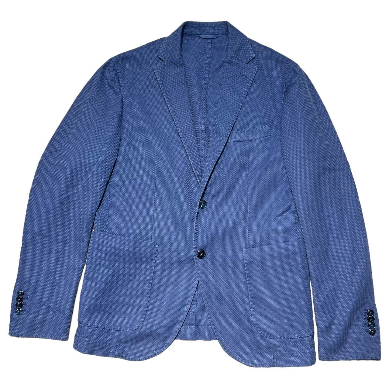 L.B.M.1911(エルビーエム1911) 2B tailored jacket テーラード ジャケット 52(XL程度) スカイブルー アンコン ドレス スーツ ビジネス