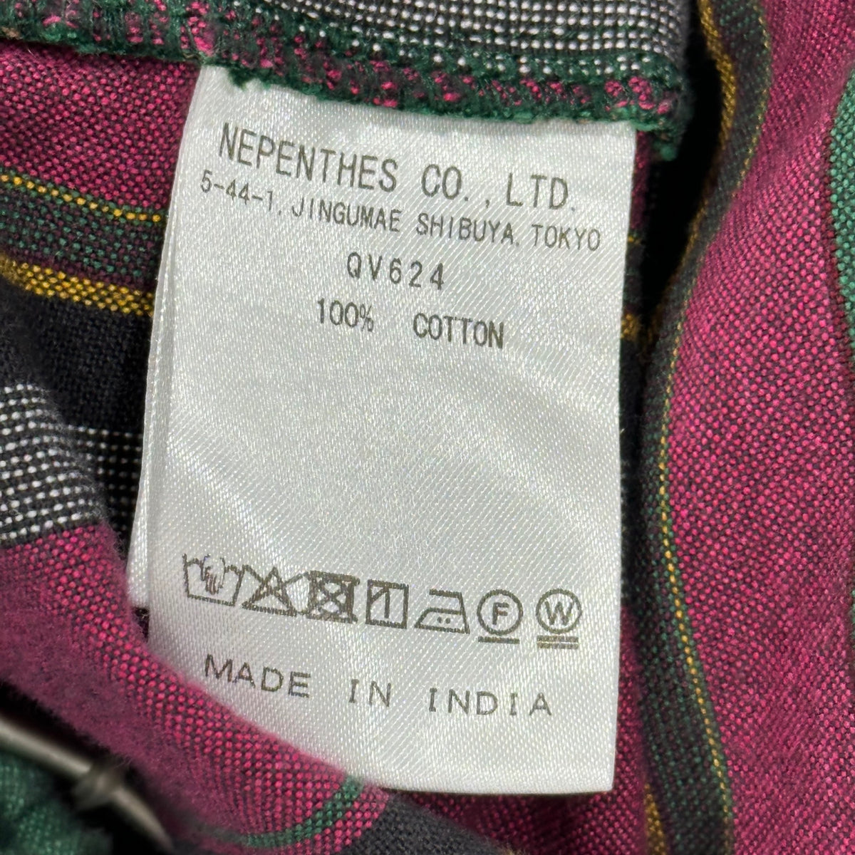 South2 West8 S2W8(サウス2ウエスト8) 2025SS ARMY STRING PANT - MULTI STRIPE アーミー ストリング パンツ マルチ ストライプ QV624 S ピンク×グリーン