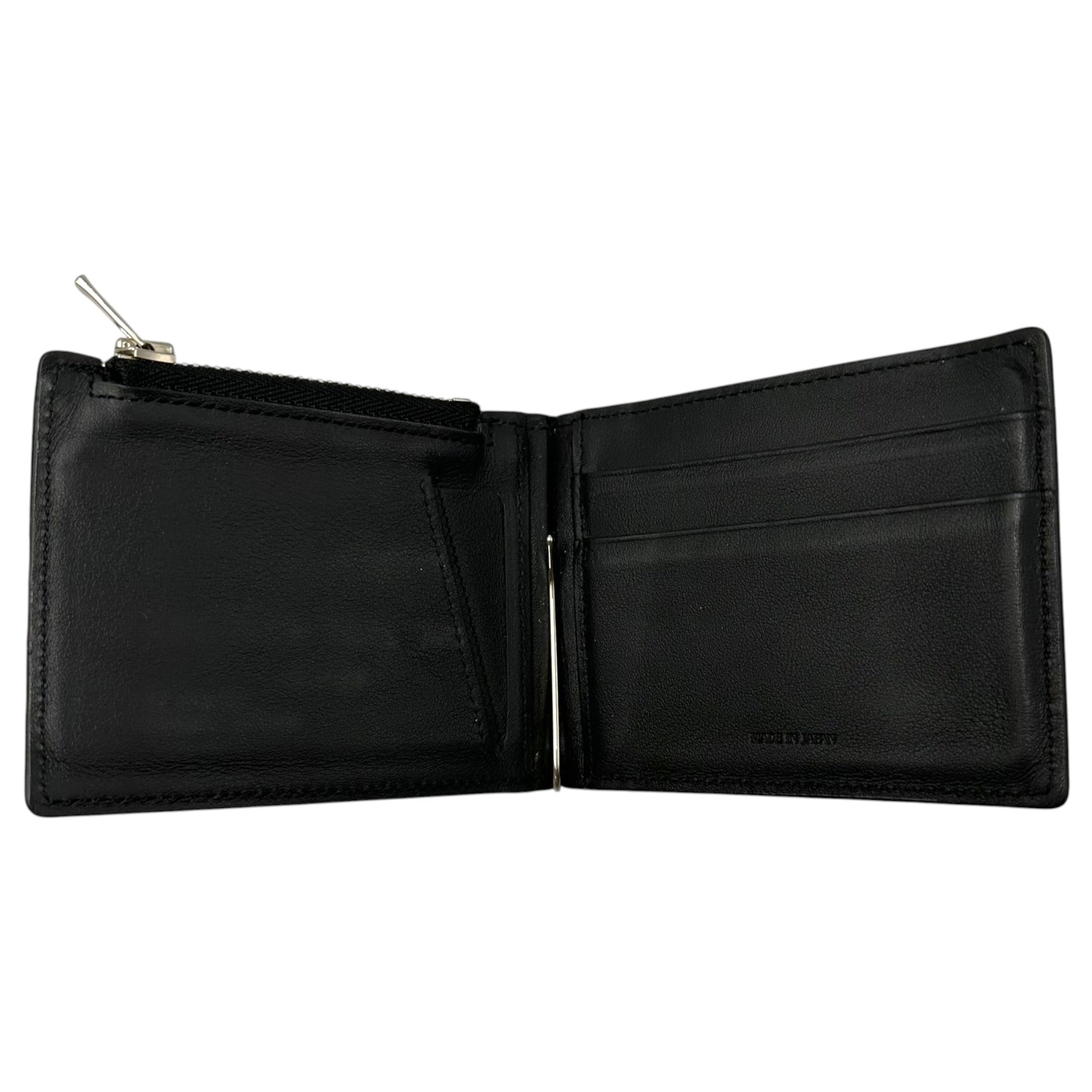 RAMIDUS(ラミダス) MONEY CLIP マネー クリップ レザー ブラック 2つ折り財布 藤原ヒロシ
