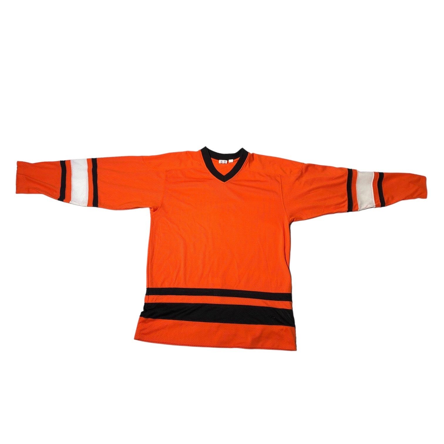 UNDEFEATED(アンディフィーテッド) mesh hockey shirt メッシュ ホッケーシャツ XL オレンジ