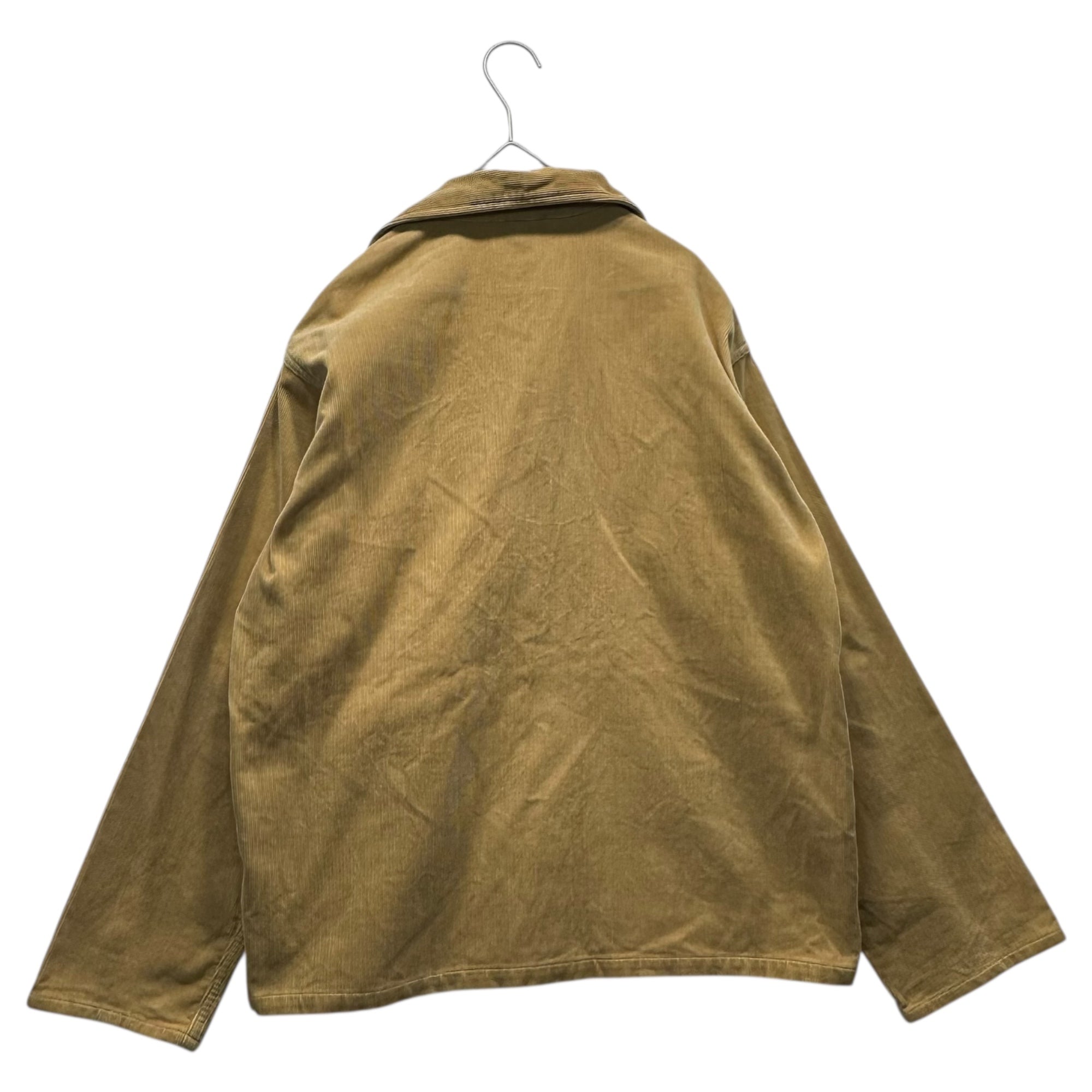 AURALEE(オーラリー) WASHED CORDUROY SHIRTS JACKET ウォッシュド コーデュロイ シャツ ジャケット A7SS05NC 1(レディースM、メンズXXS程度) ベージュ