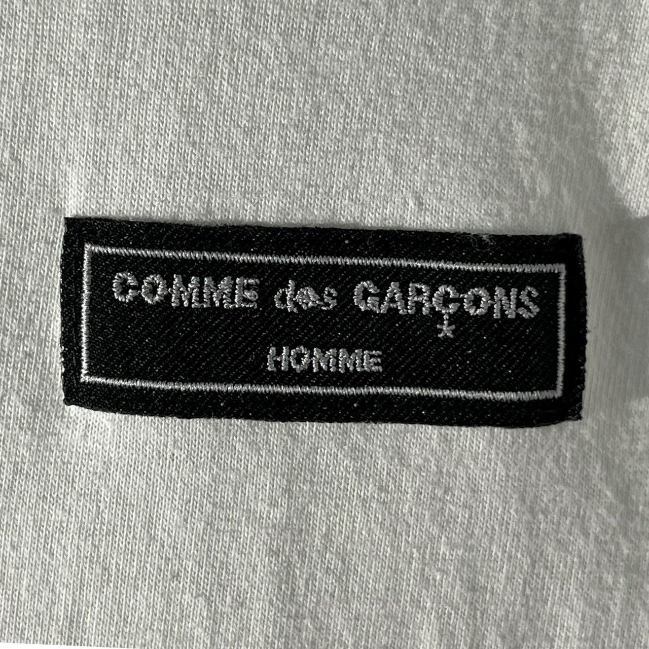 COMME des GARCONS HOMME(コムデギャルソンオム) 80's chest logo patch polo shirt 80's 胸ロゴ ワッペン ポロシャツ FREE ホワイト HT-020150