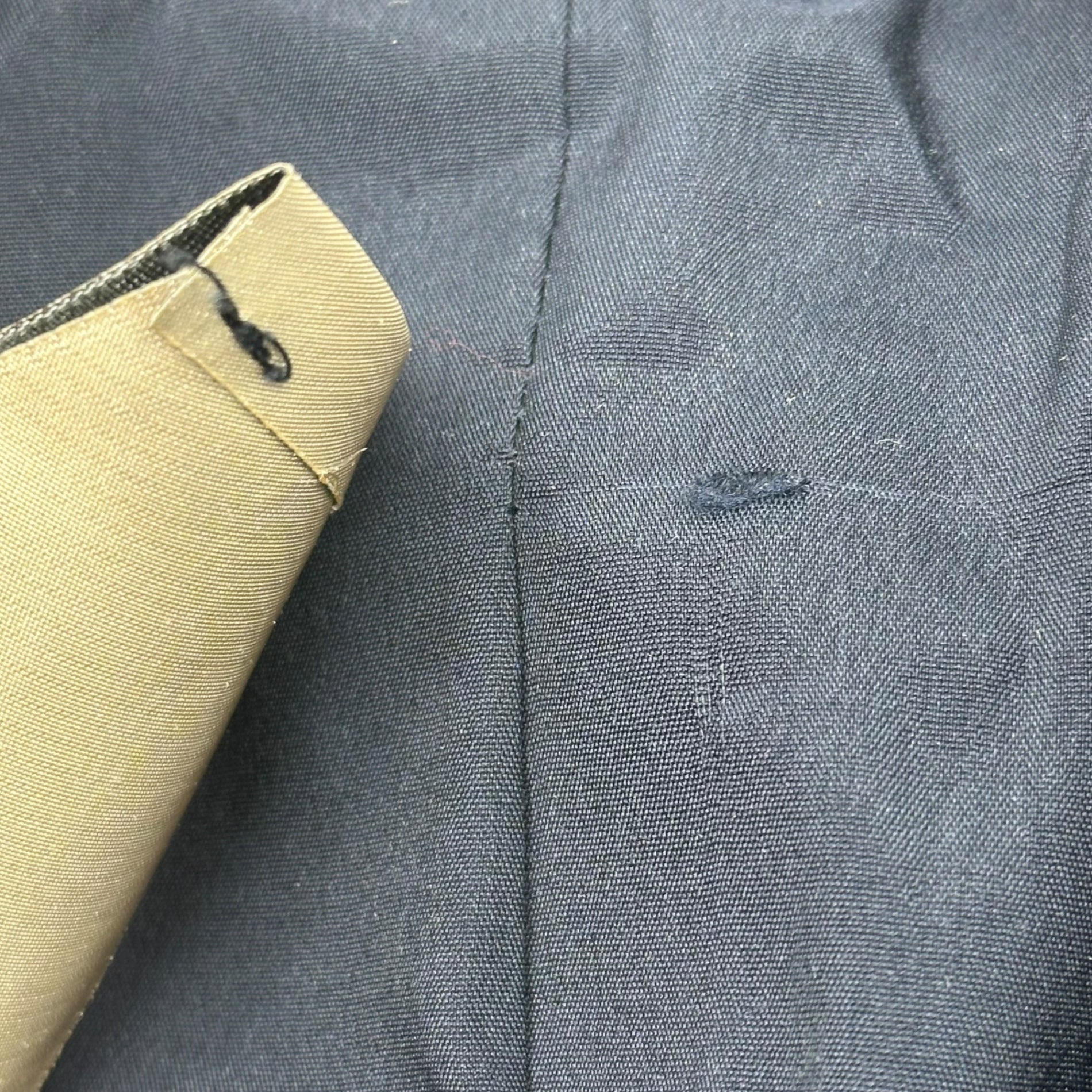 SEMICOUTURE(セミクチュール) Super Long Tight Wool Chester Coat スーパー ロング タイト ウール チェスター コート 42(XL程度) ネイビー