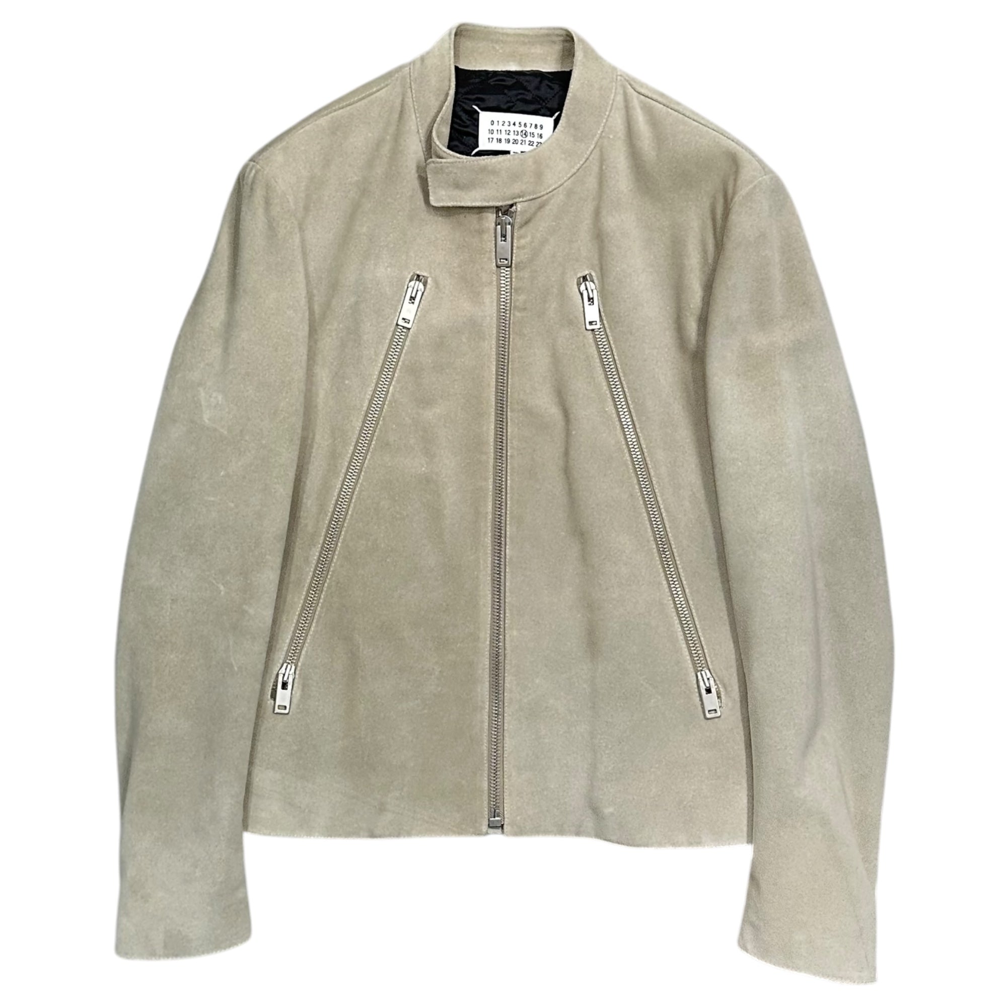 MAISON MARGIELA(メゾンマルジェラ) 16SS 5 ZIP RIDERS JACKET - SUEDE