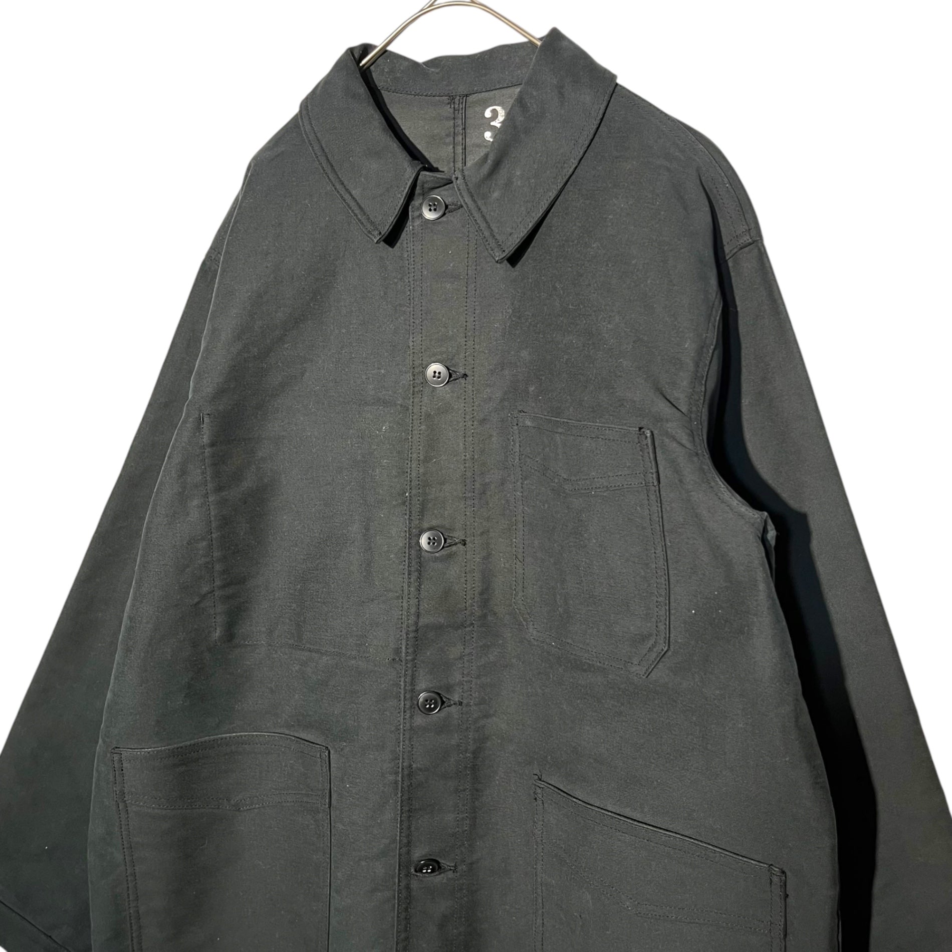 YMCLKY(ワイエムシーエルケーワイ) French type moleskin jacket フランスタイプ モールスキン ジャケット JJ279YN XL ブラック フランス軍 復刻