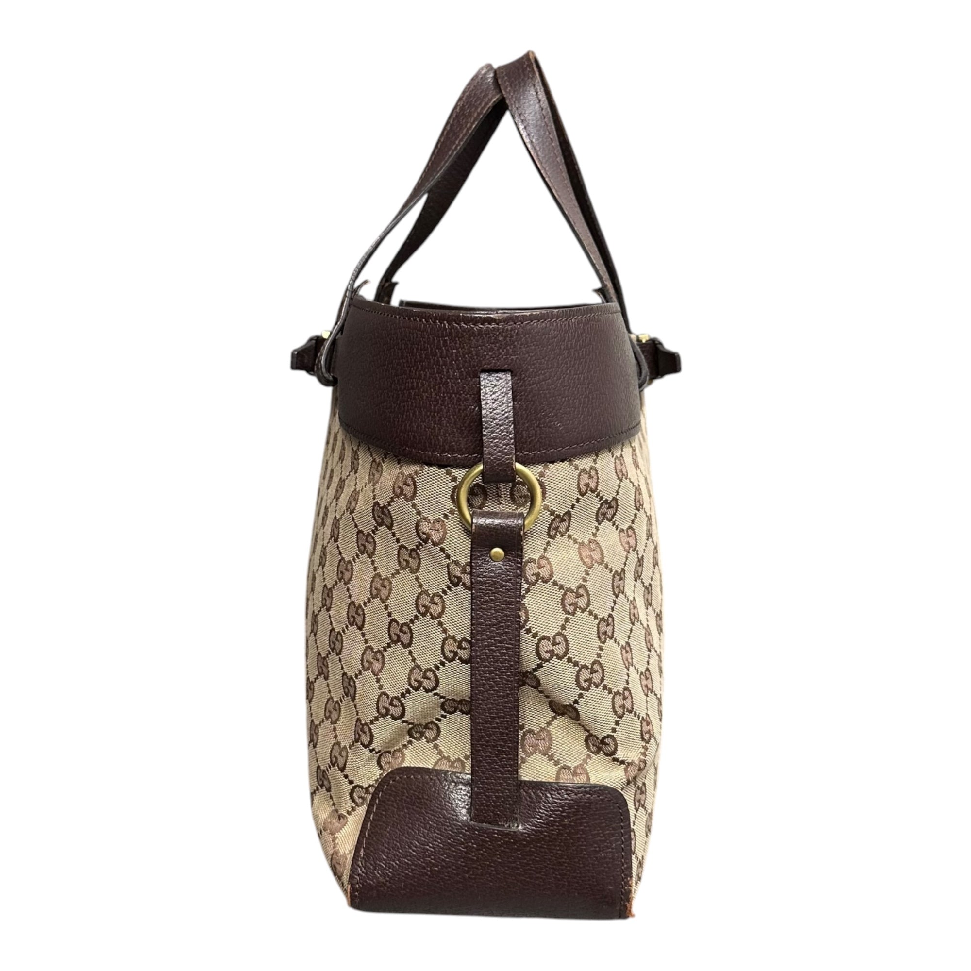 GUCCI(グッチ) GG Canvas Hand Tote Ba GGキャンバス ハンド トート バッグ 106251 ベージュ×ブラウン ハンド