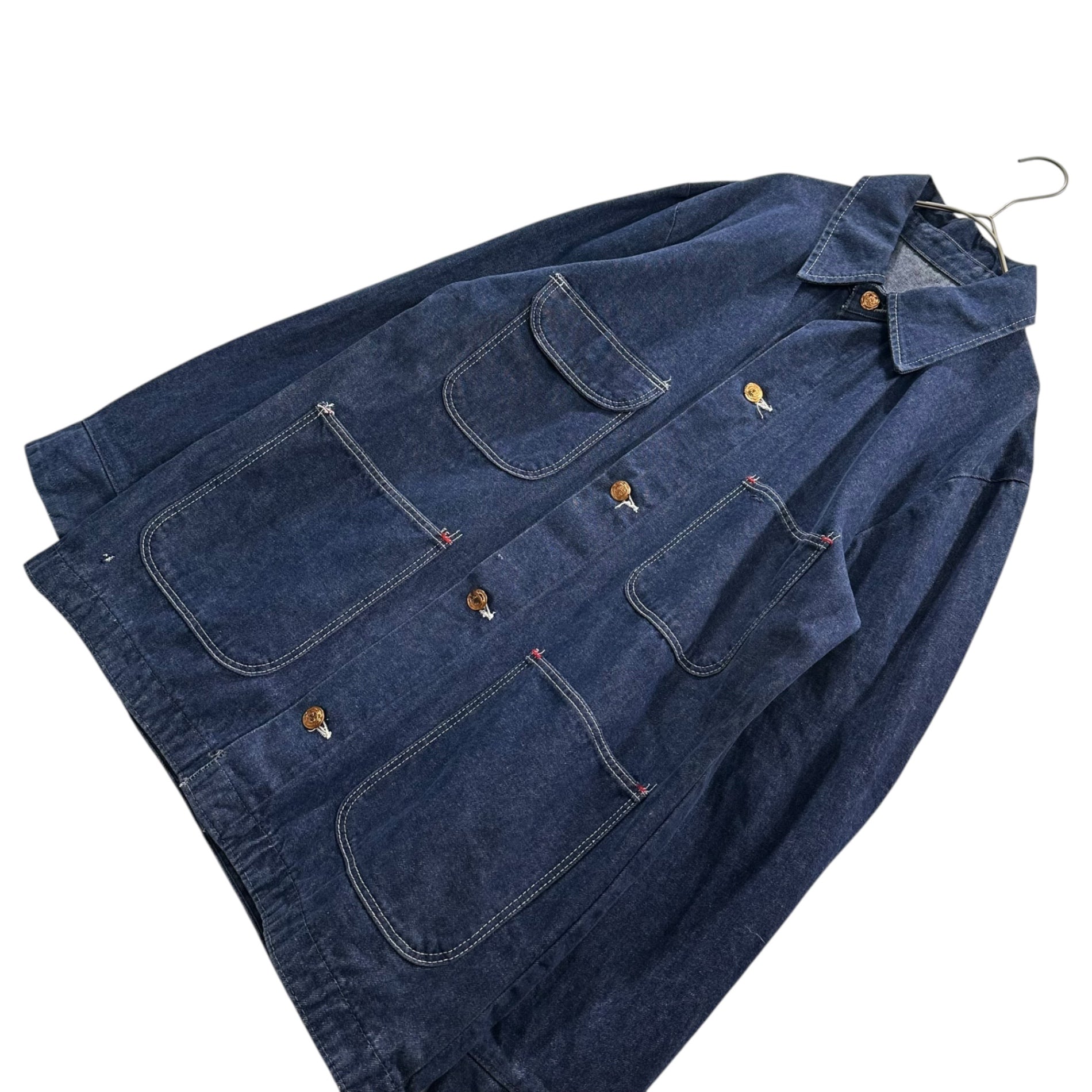 BLUE BELL(ブルーベル) 70's~80's 10 OZ. Chore jacket チョア ジャケット 38 インディゴ 70年代～80年代 デニム カバーオール USA