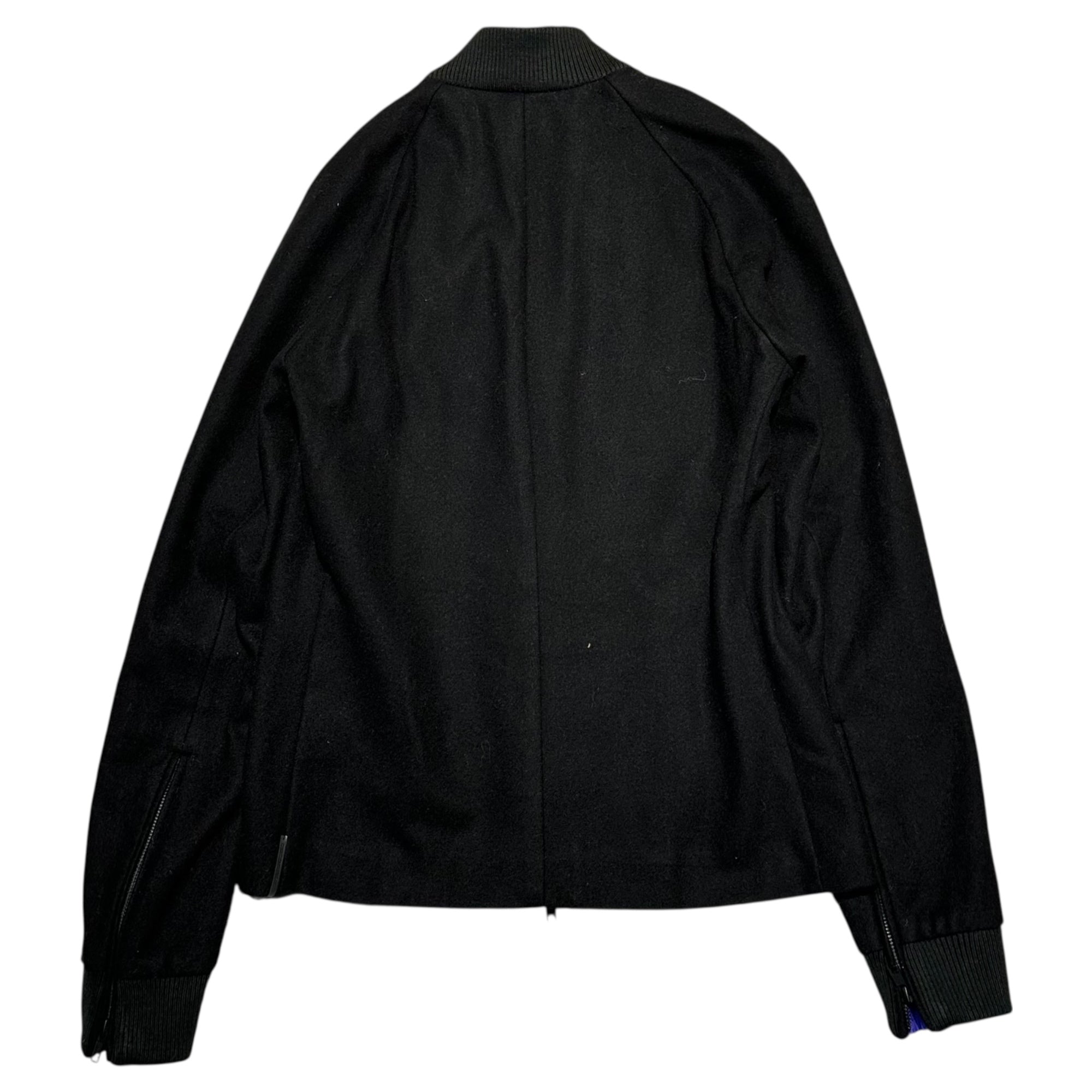 DIESEL BLACK GOLD(ディーゼルブラックゴールド) Melton Wool Blouson メルトン ウール ブルゾン M ブラック ジャケット