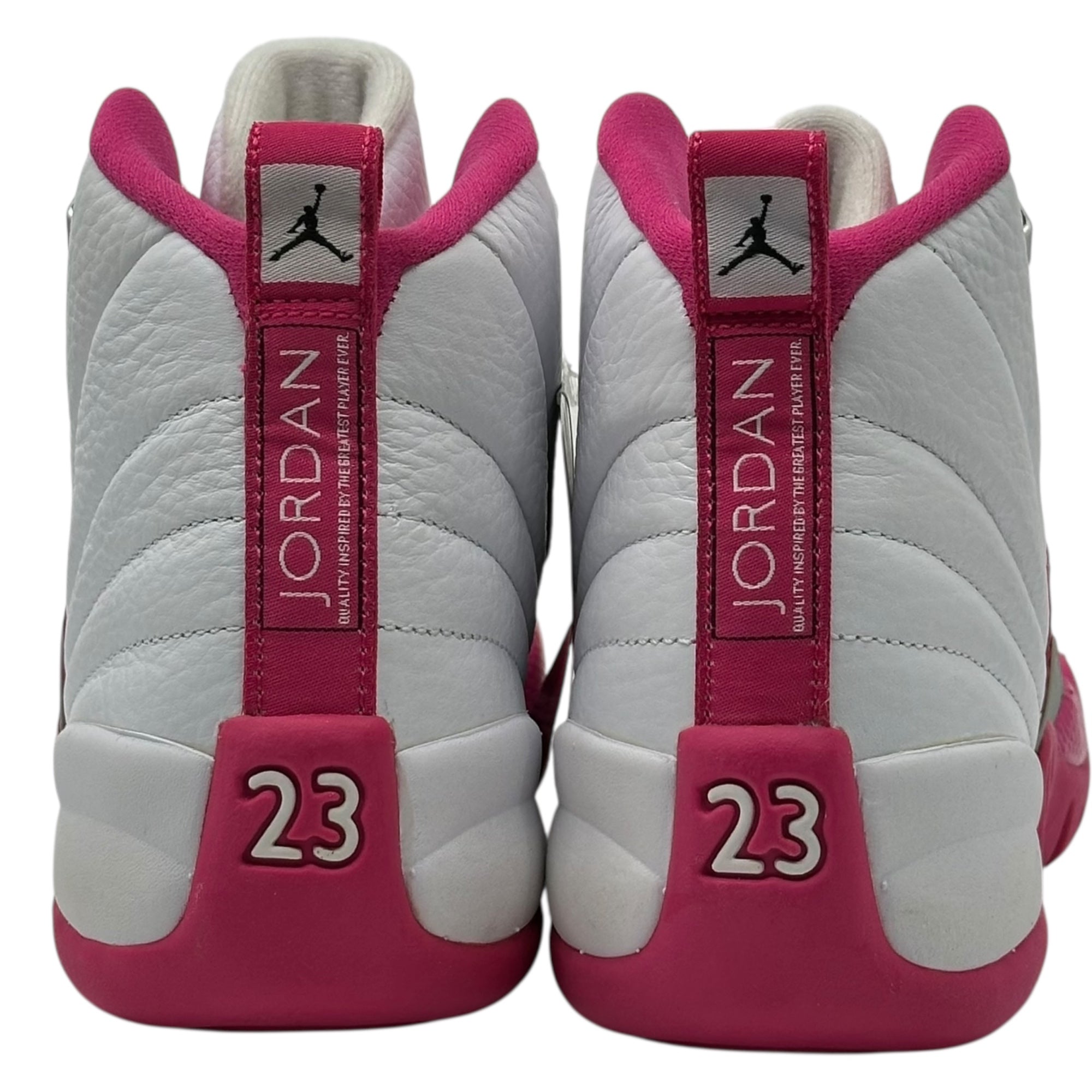 NIKE(ナイキ) GS Air Jordan 12 Retro "Dynamic Pink" エアジョーダン12 レトロ ダイナミックピンク ハイカット スニーカー 510815-109 24.0cm ホワイト×ピンク