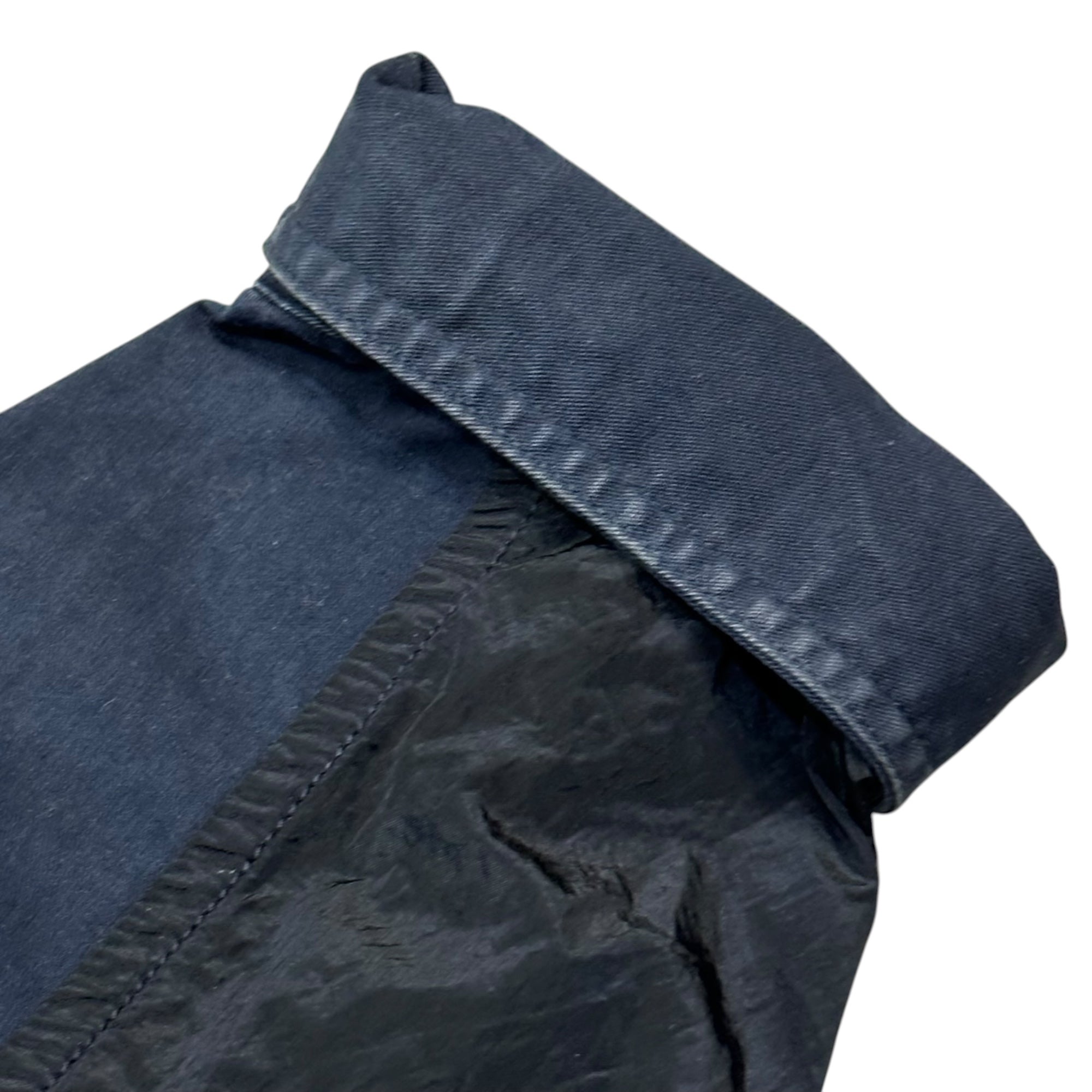 STONE ISLAND(ストーンアイランド) 2013SS Cotton Nylon Metal Military Shirt コットン ナイロンメタル ミリタリー シャツ 581511516 S ネイビー ジャケット