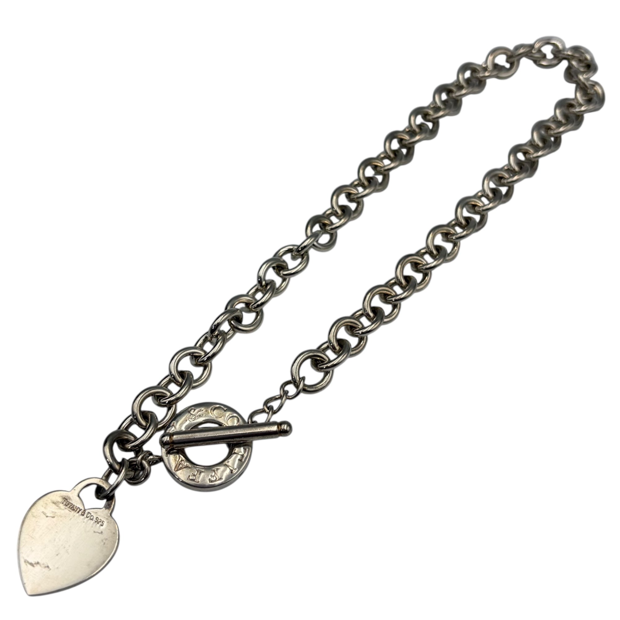 TIFFANY & CO.(ティファニー) Toggle Chain Heart Necklace トグル チェーン ハート ネックレス シルバー