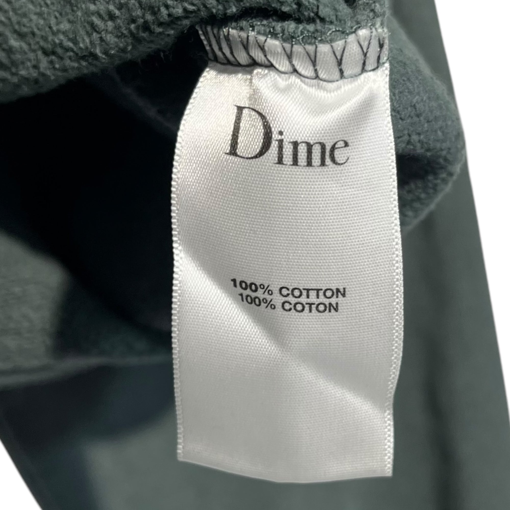 Dime(ダイム) Maze Crew Neck Sweat Dark Tealメイズ クルーネック スウェット ダーク テイル L グリーン トレーナー ロゴ 幾何学